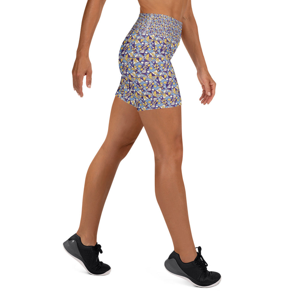 Gemini Duality Yoga Shorts | GearBunch