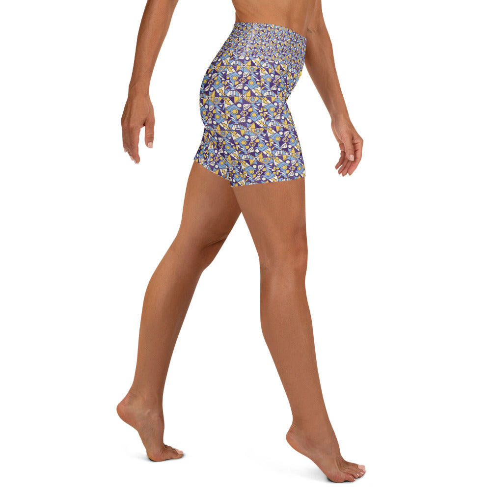 Gemini Duality Yoga Shorts | GearBunch