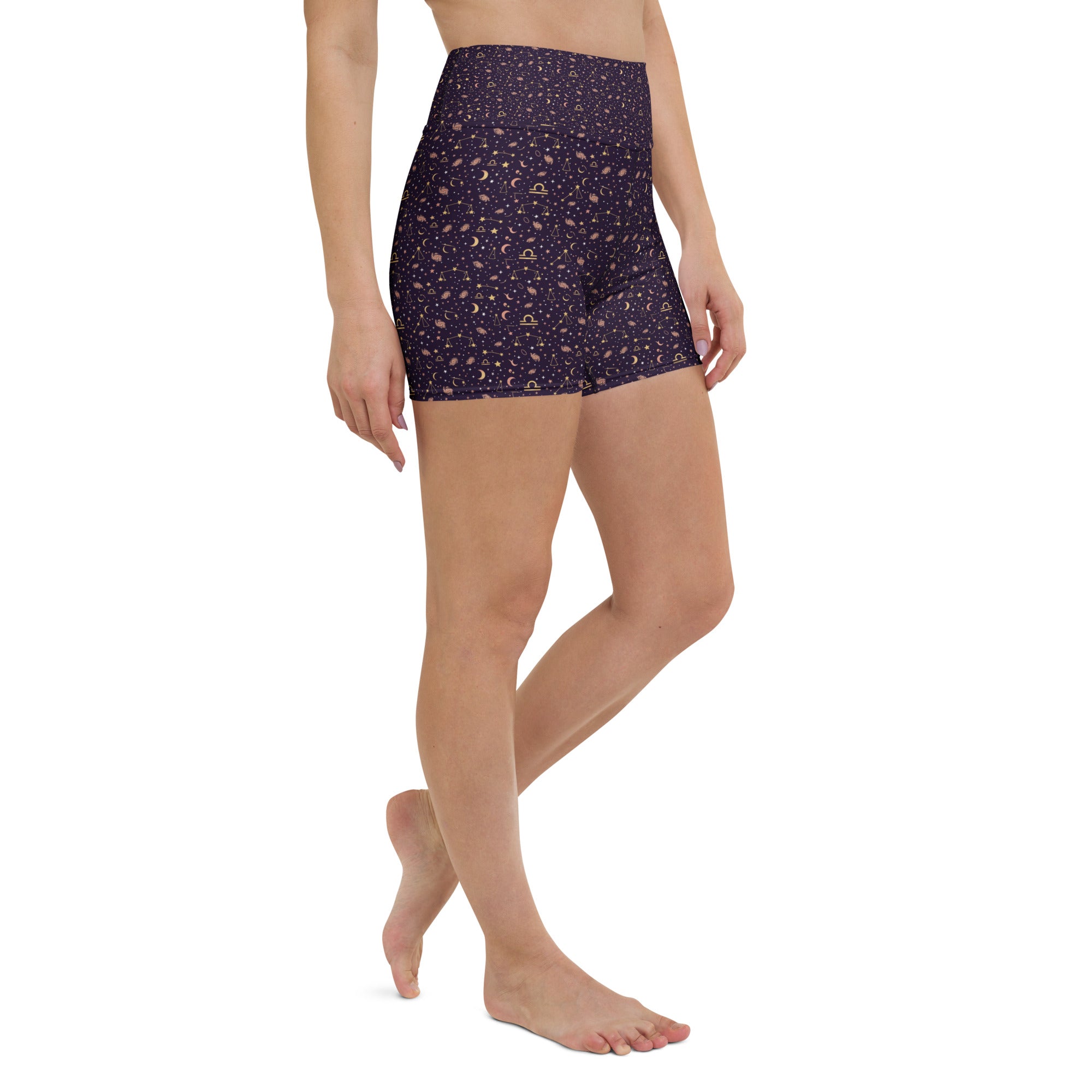 Libra Celestial Yoga Shorts | GearBunch