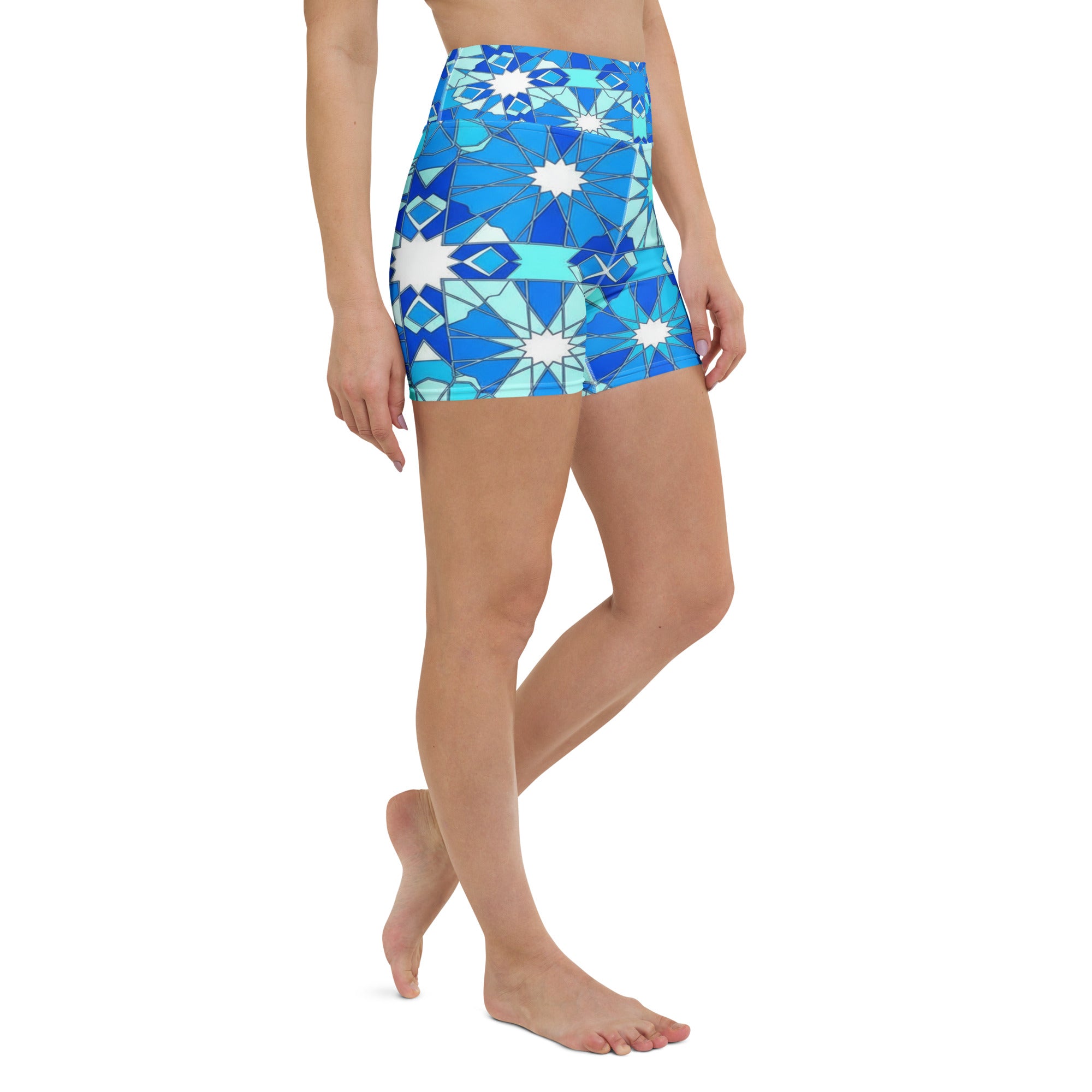 Zellige Arctic Yoga Shorts | GearBunch