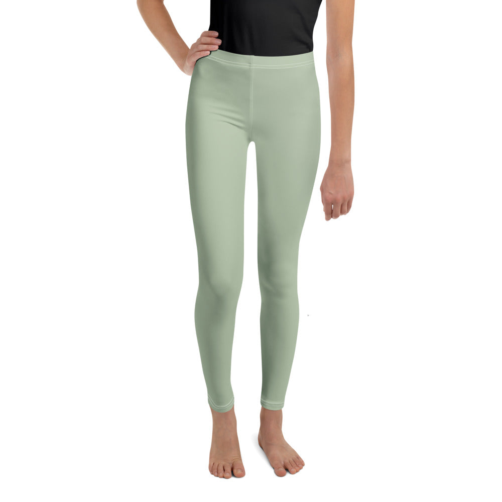 Solid leggings front view | GearBunch