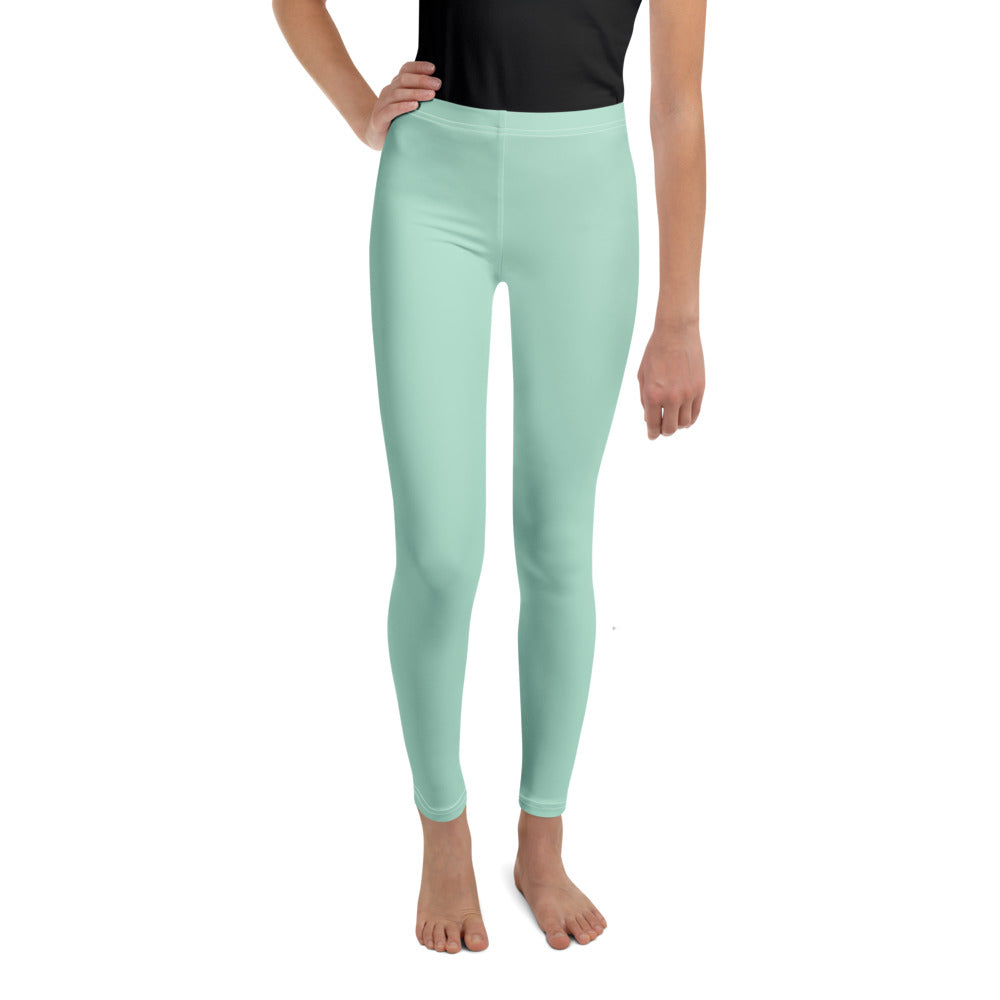 Solid leggings front view | GearBunch