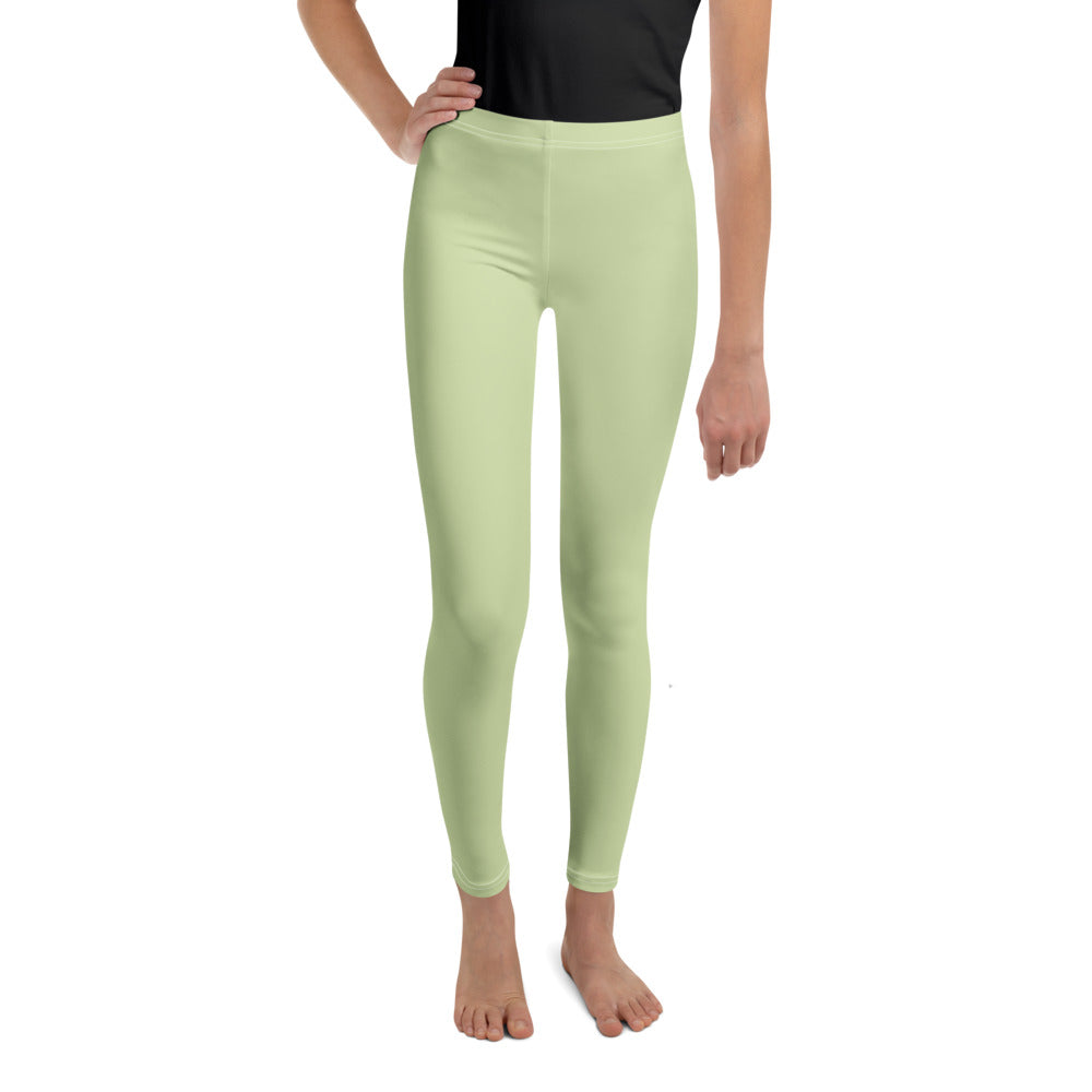 Solid leggings front view | GearBunch