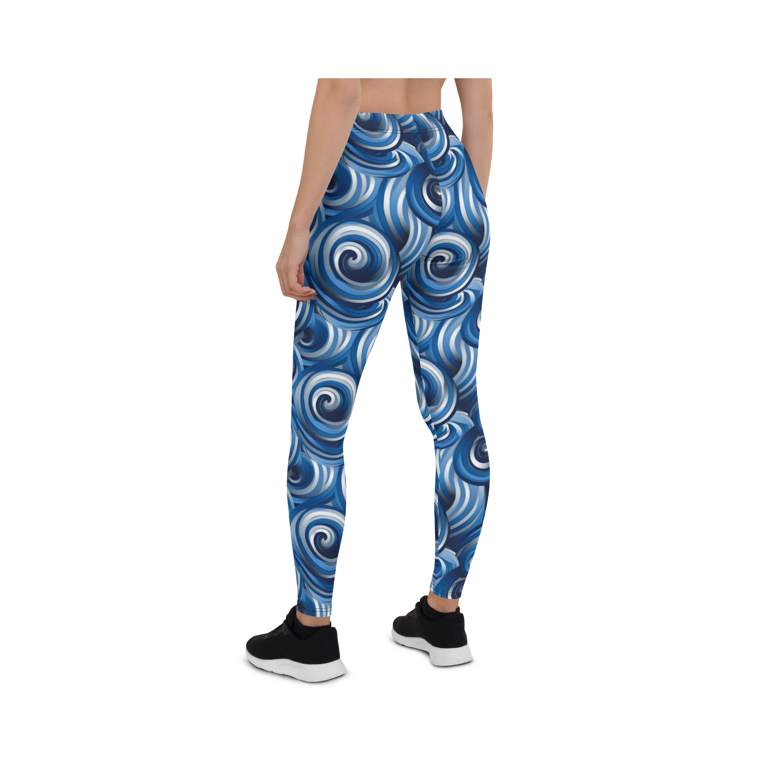 Blue Wave Leggings | GearBunch