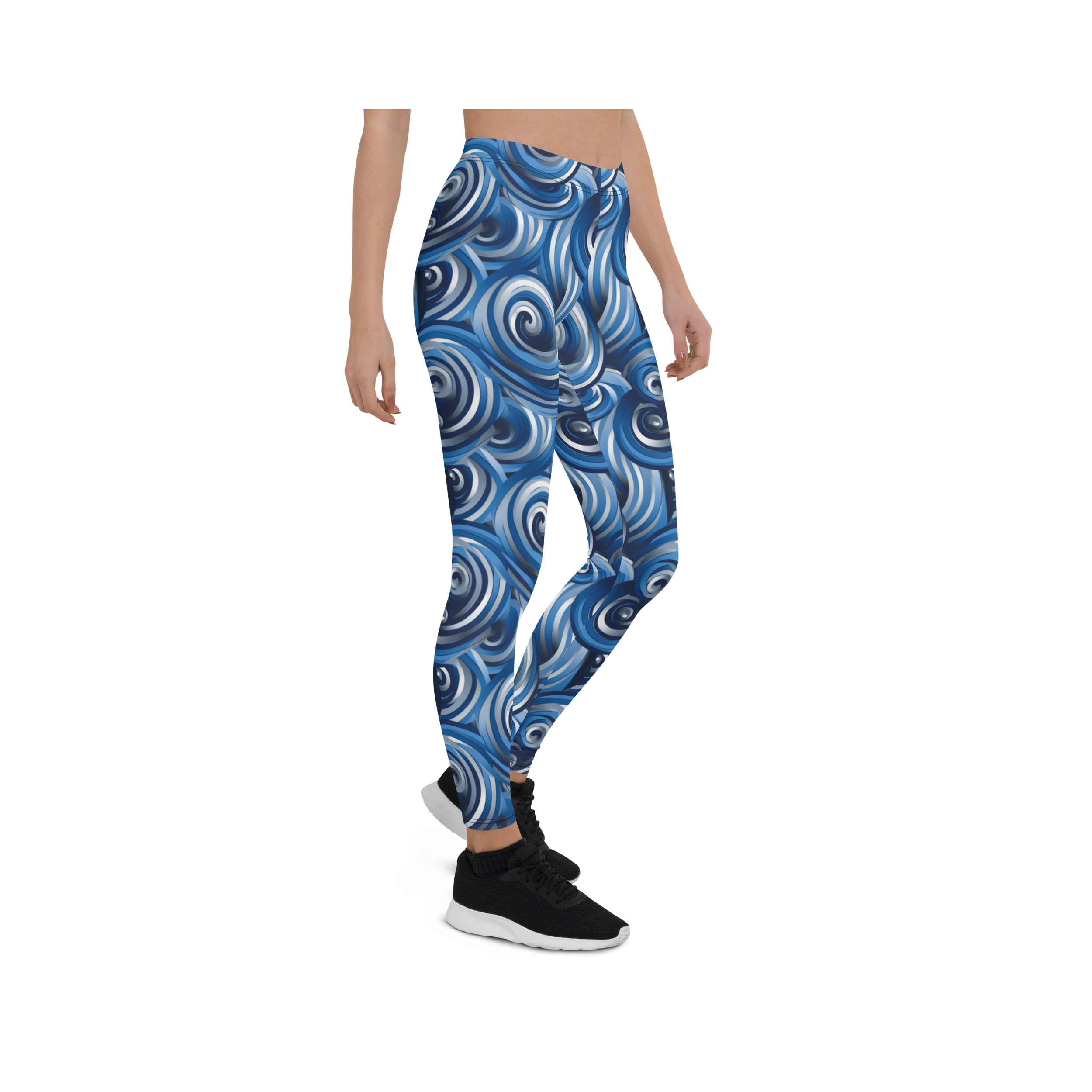 Blue Wave Leggings | GearBunch