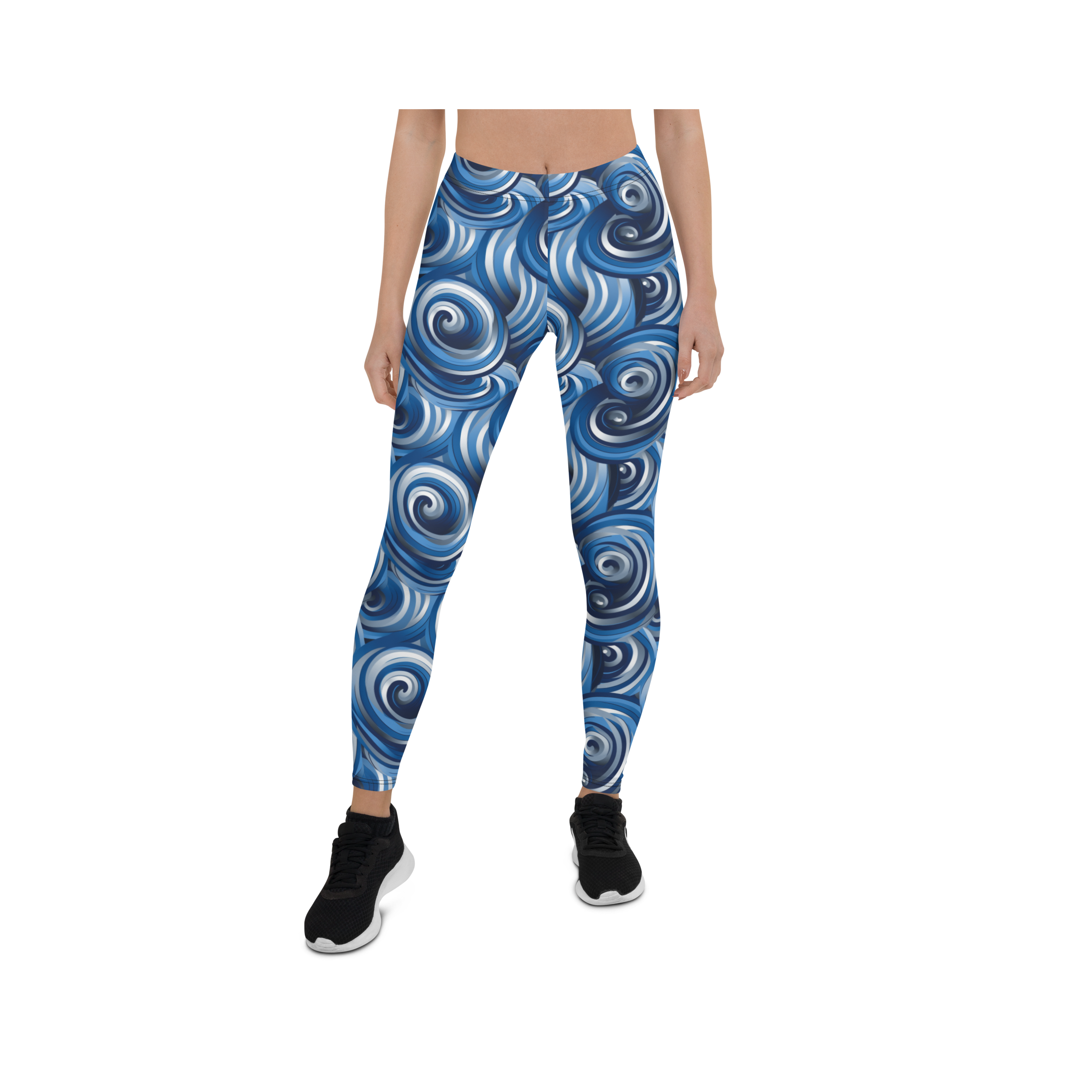 Blue Wave Leggings | GearBunch