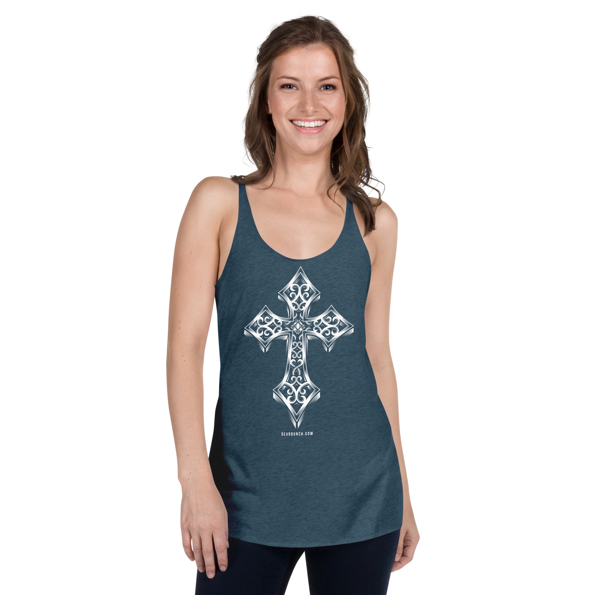 Celtic Cross Women's Racerback Tank | GearBunch