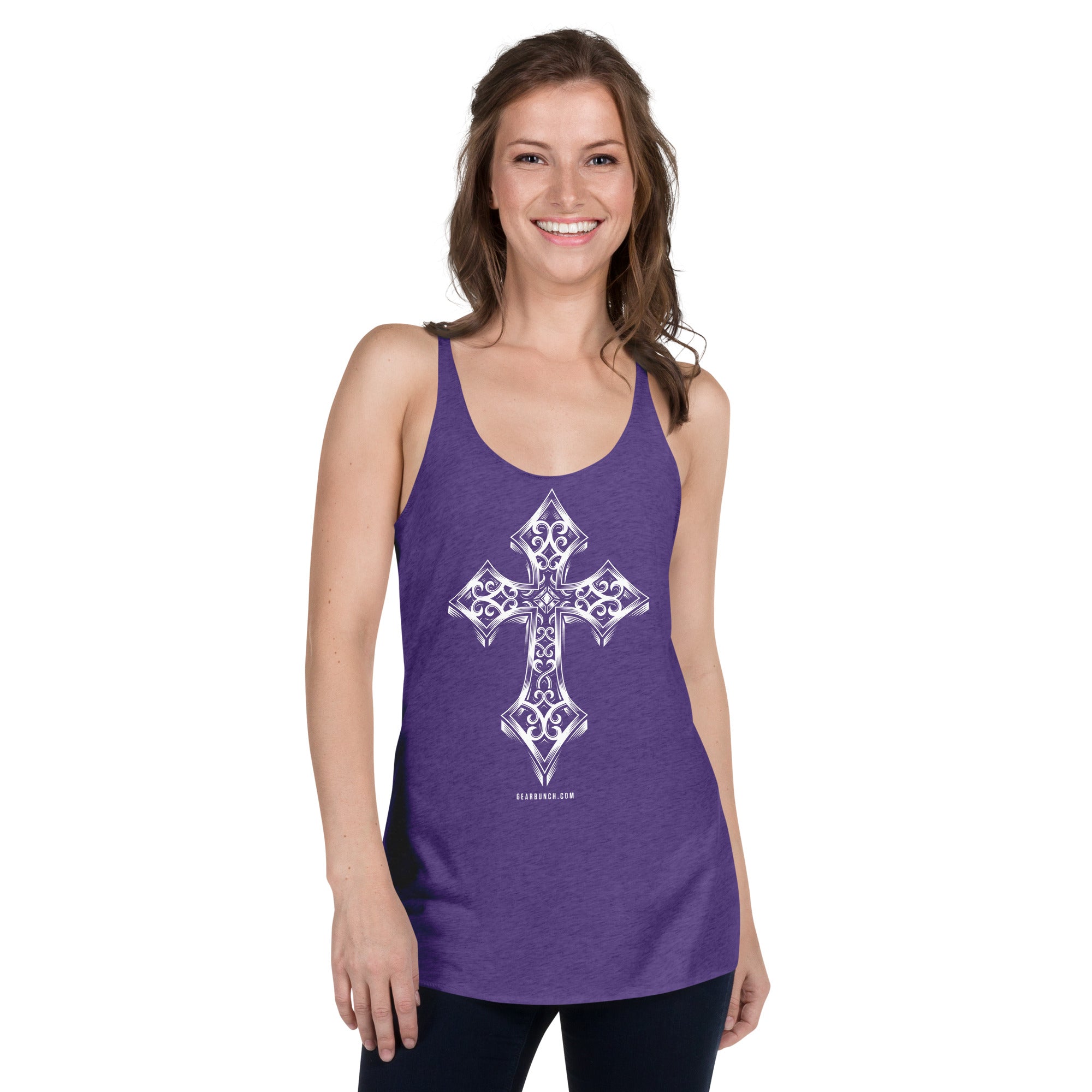 Celtic Cross Women's Racerback Tank | GearBunch