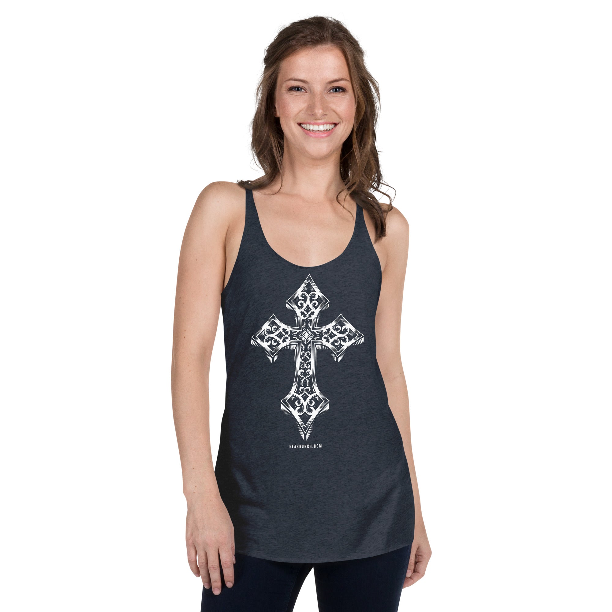 Celtic Cross Women's Racerback Tank | GearBunch