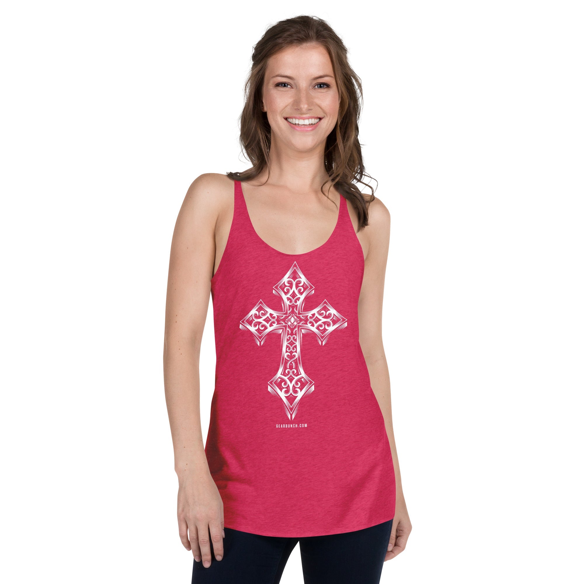 Celtic Cross Women's Racerback Tank | GearBunch
