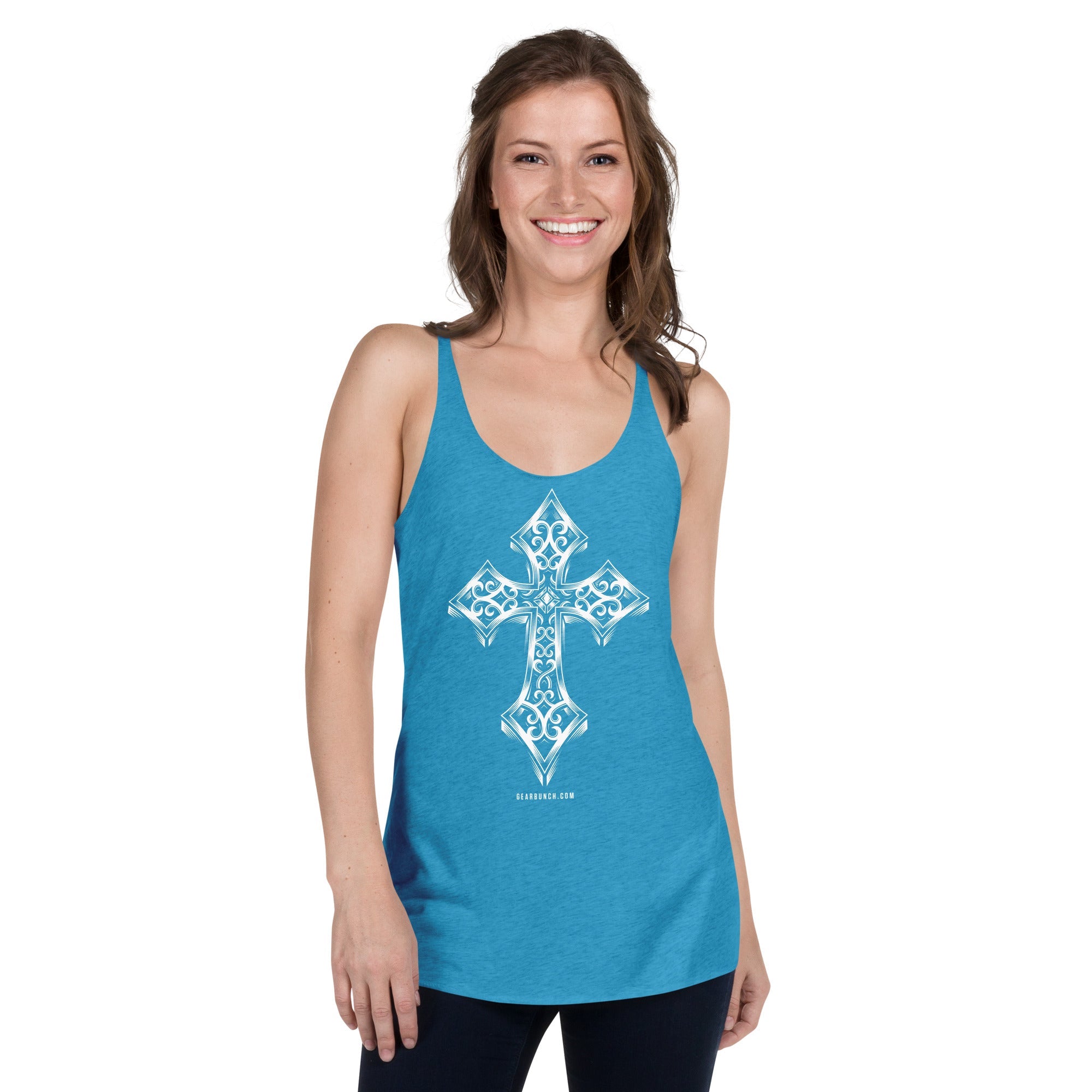 Celtic Cross Women's Racerback Tank | GearBunch