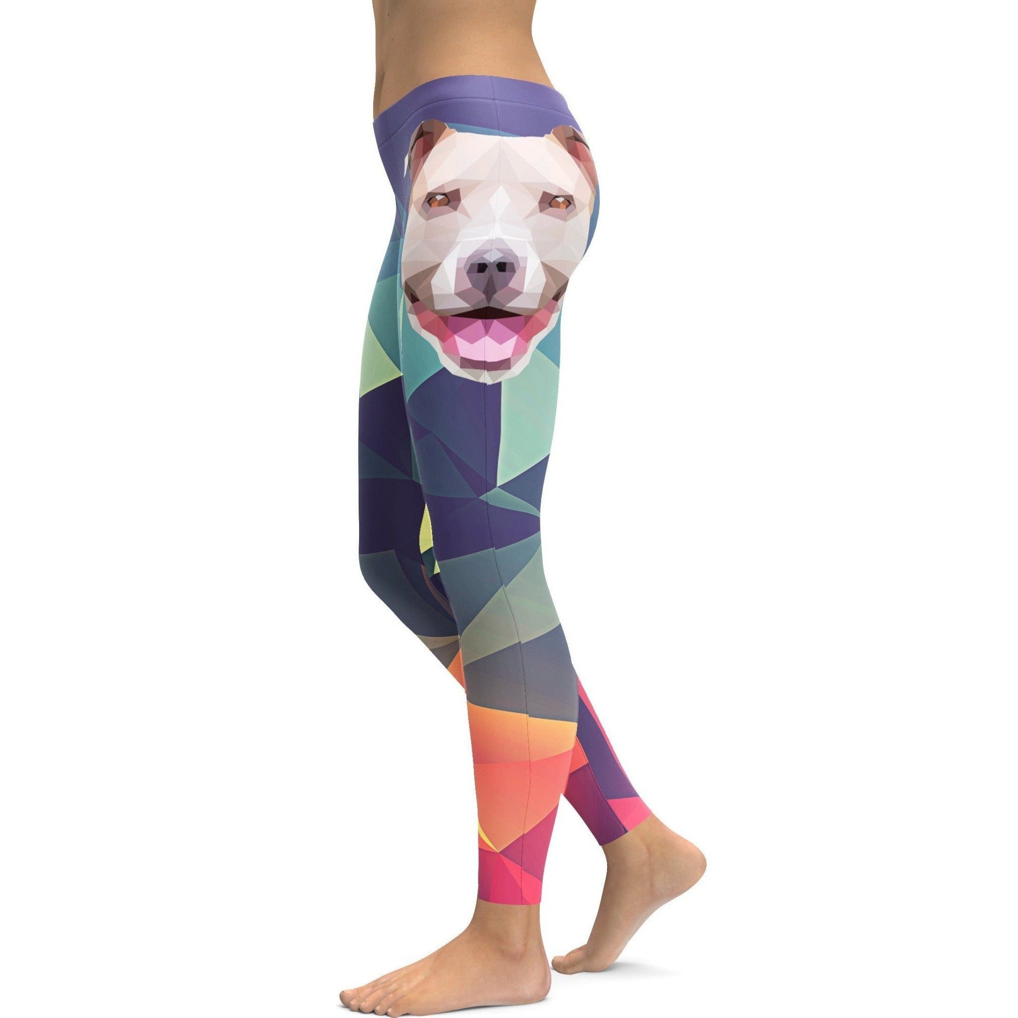 Polygon Pit Bull Leggings - GearBunch