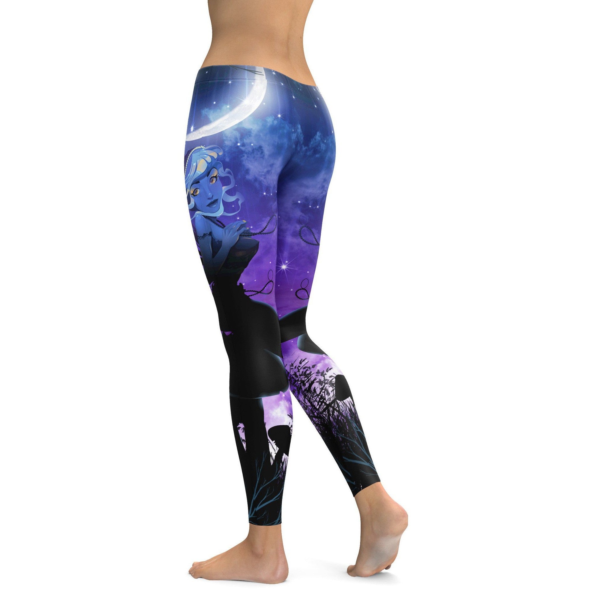 Night Fairy Leggings - GearBunch Leggings / Yoga Pants