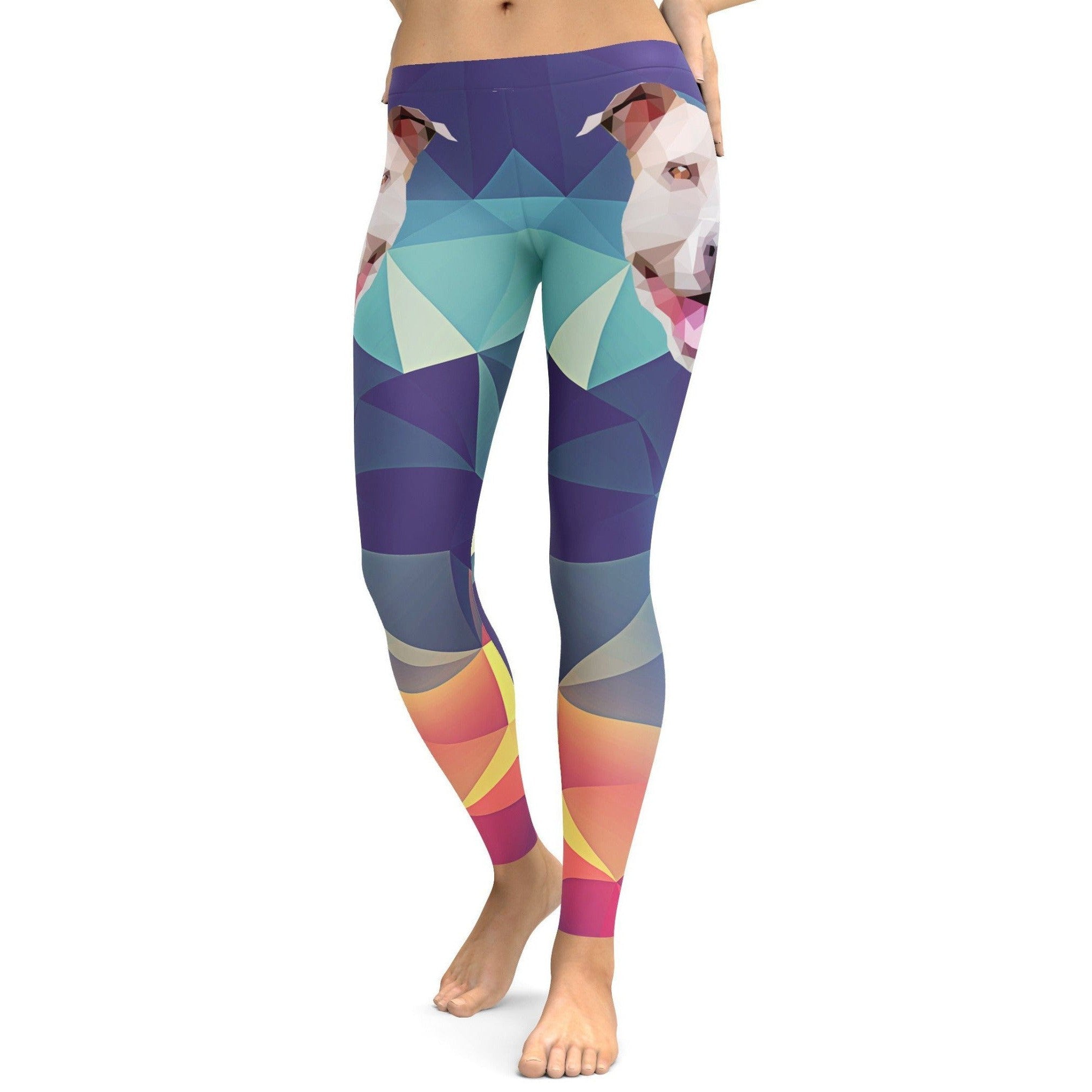 Polygon Pit Bull Leggings - GearBunch Leggings