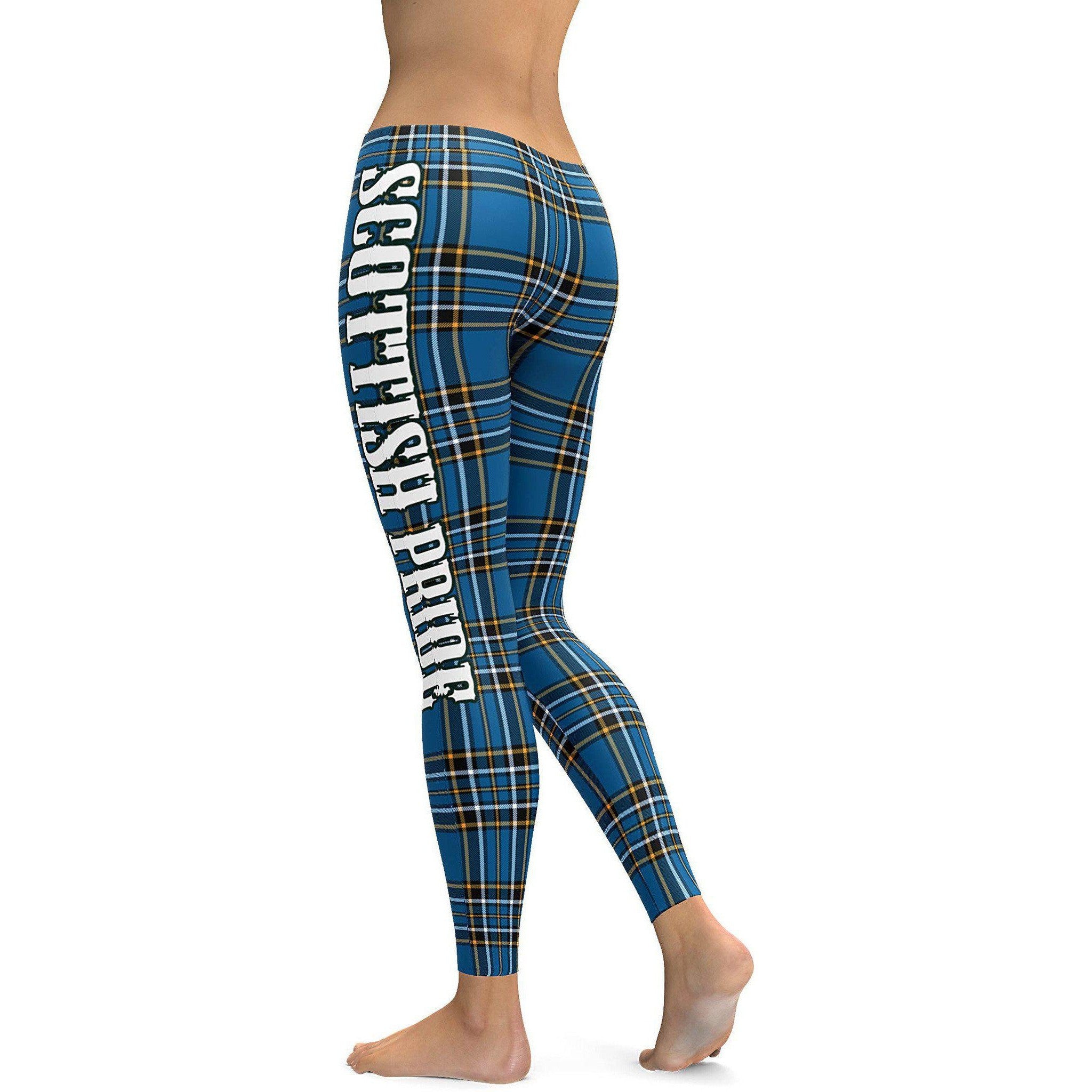 Scottish Pride - Kilt Inspired Leggings - GearBunch Leggings / Yoga Pants