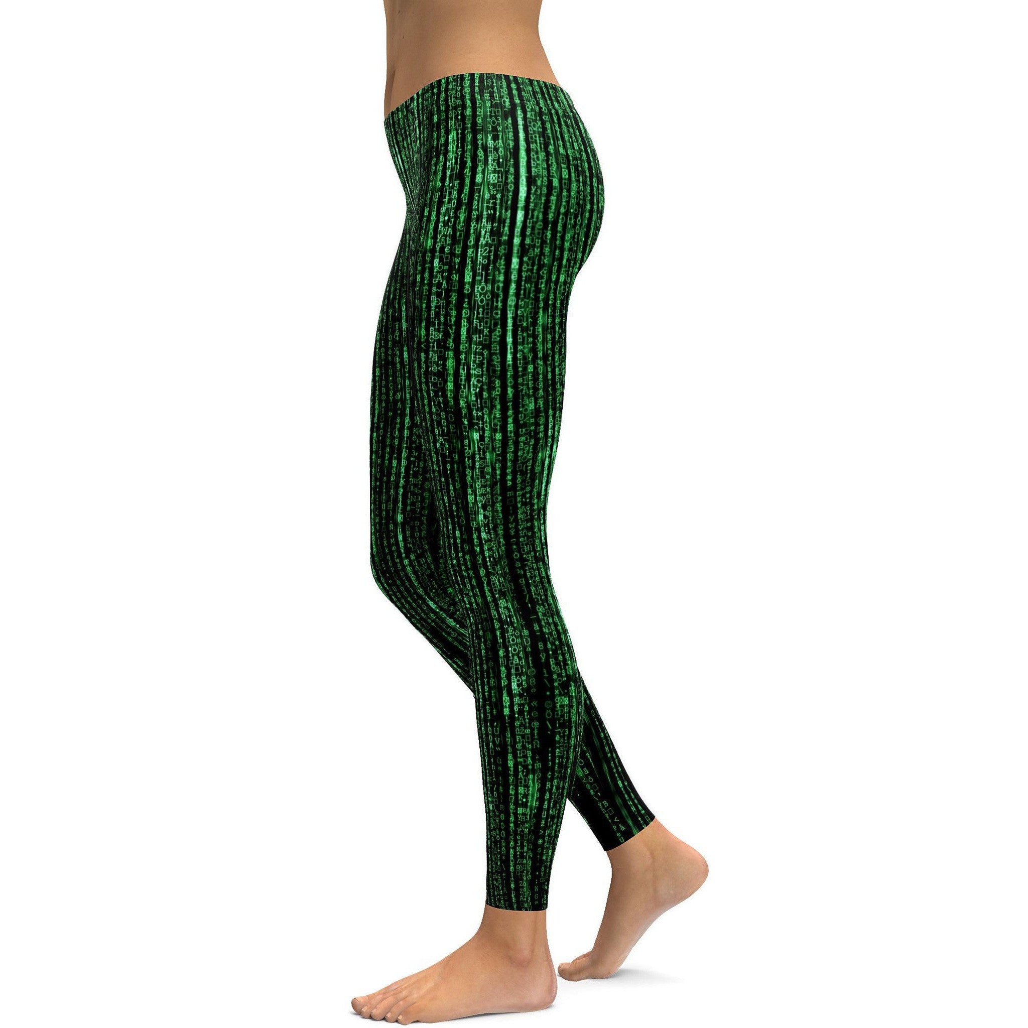 Matrix Inspired Leggings - GearBunch Leggings / Yoga Pants