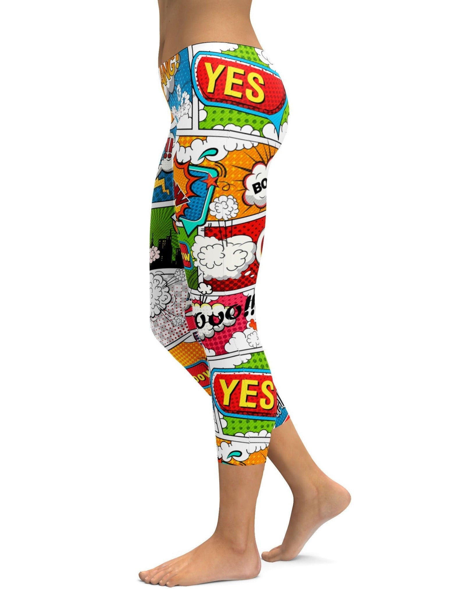 Comic Book Super Hero Capris - GearBunch