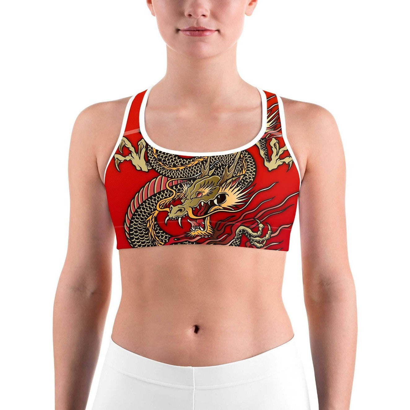 Chinese Dragon Sports Bra | GearBunch