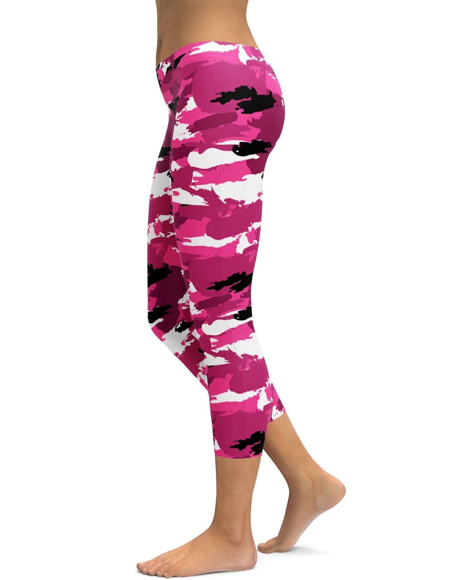 Pink Camo Capris - Gearbunch