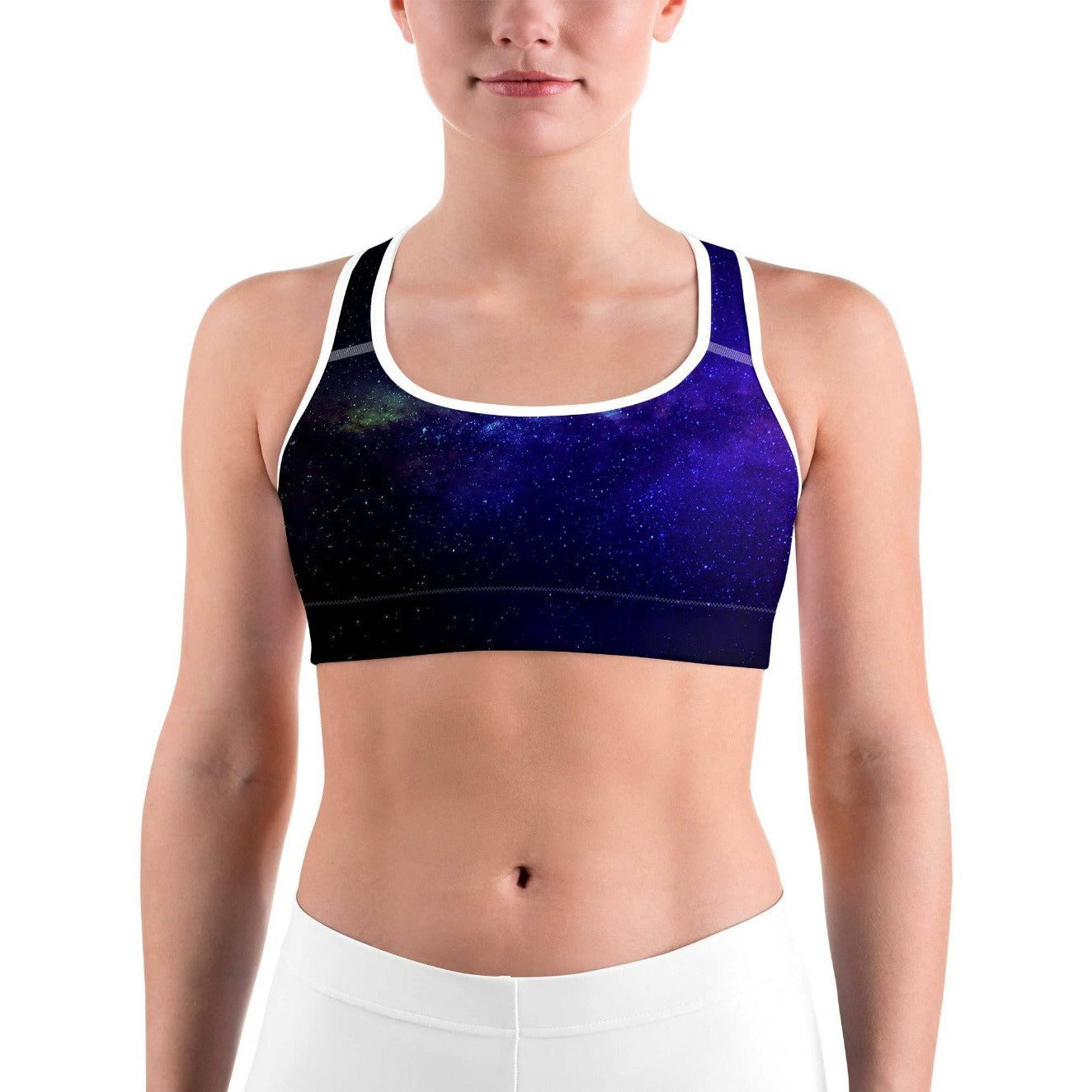 Gearbunch - Purple Galaxy Sports bra