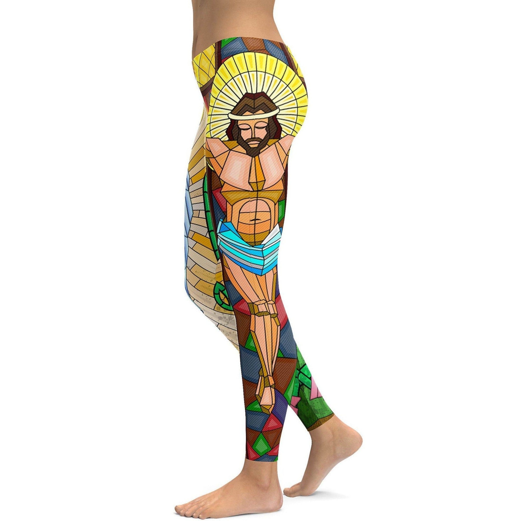 Birth and Death of Jesus Leggings - GearBunch