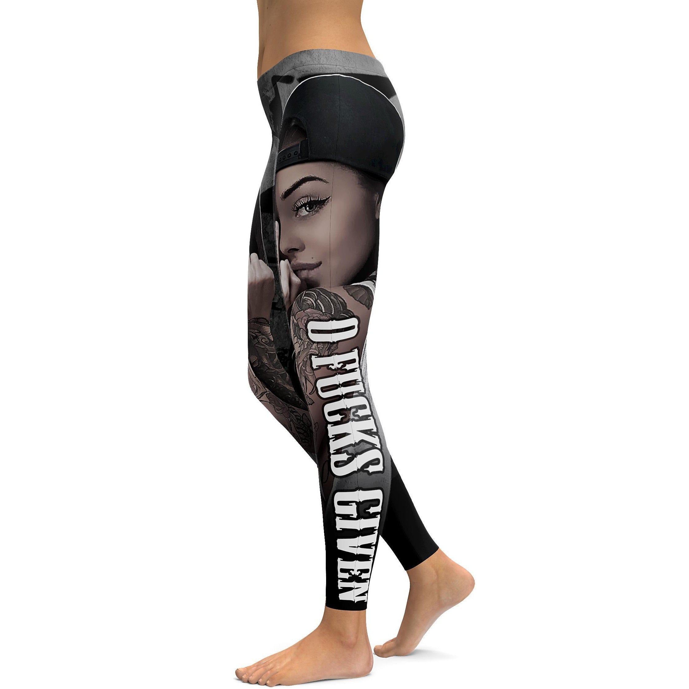 Zero F@#$s Given - GearBunch Leggings / Yoga Pants