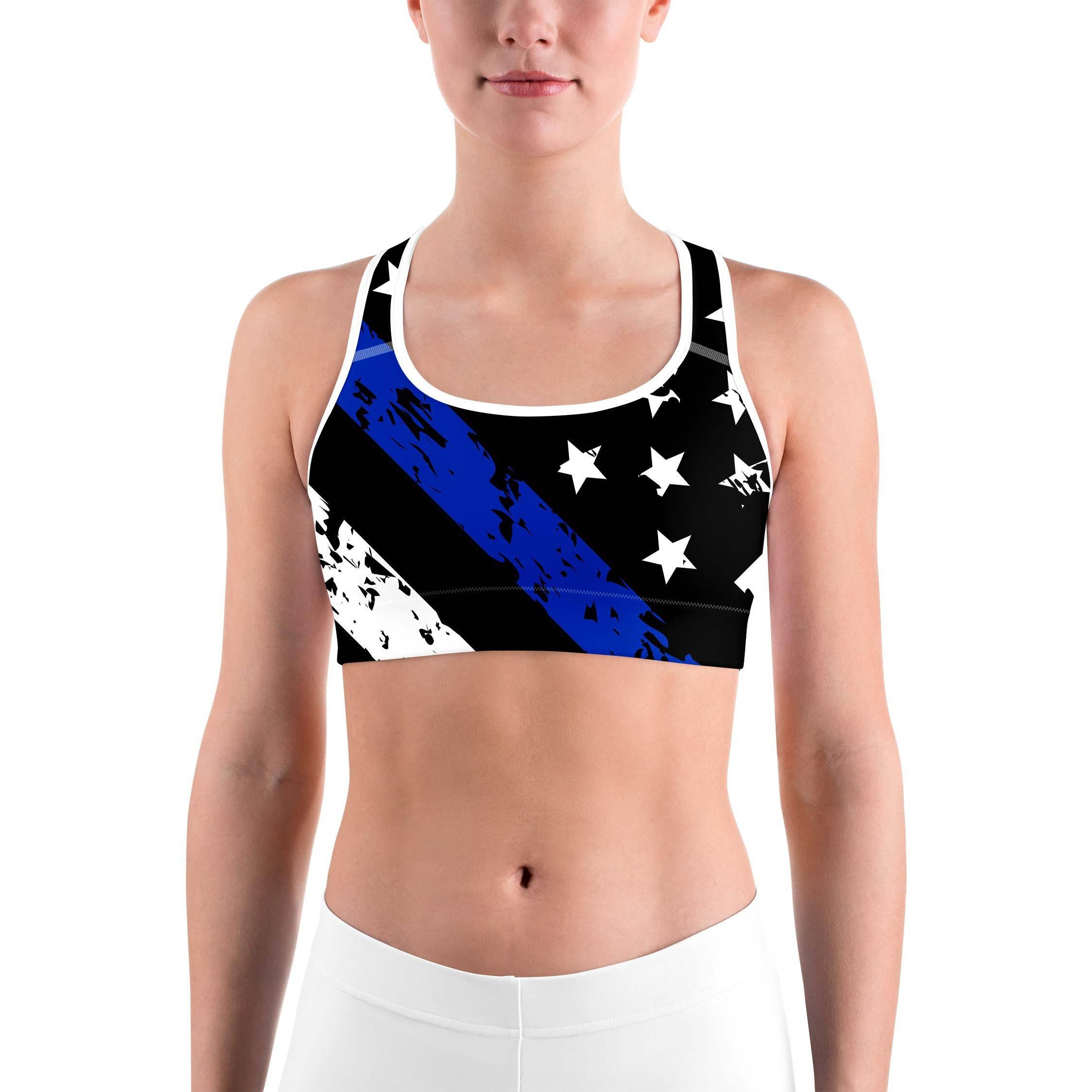 Thin Blue Line Sports bra | GearBunch