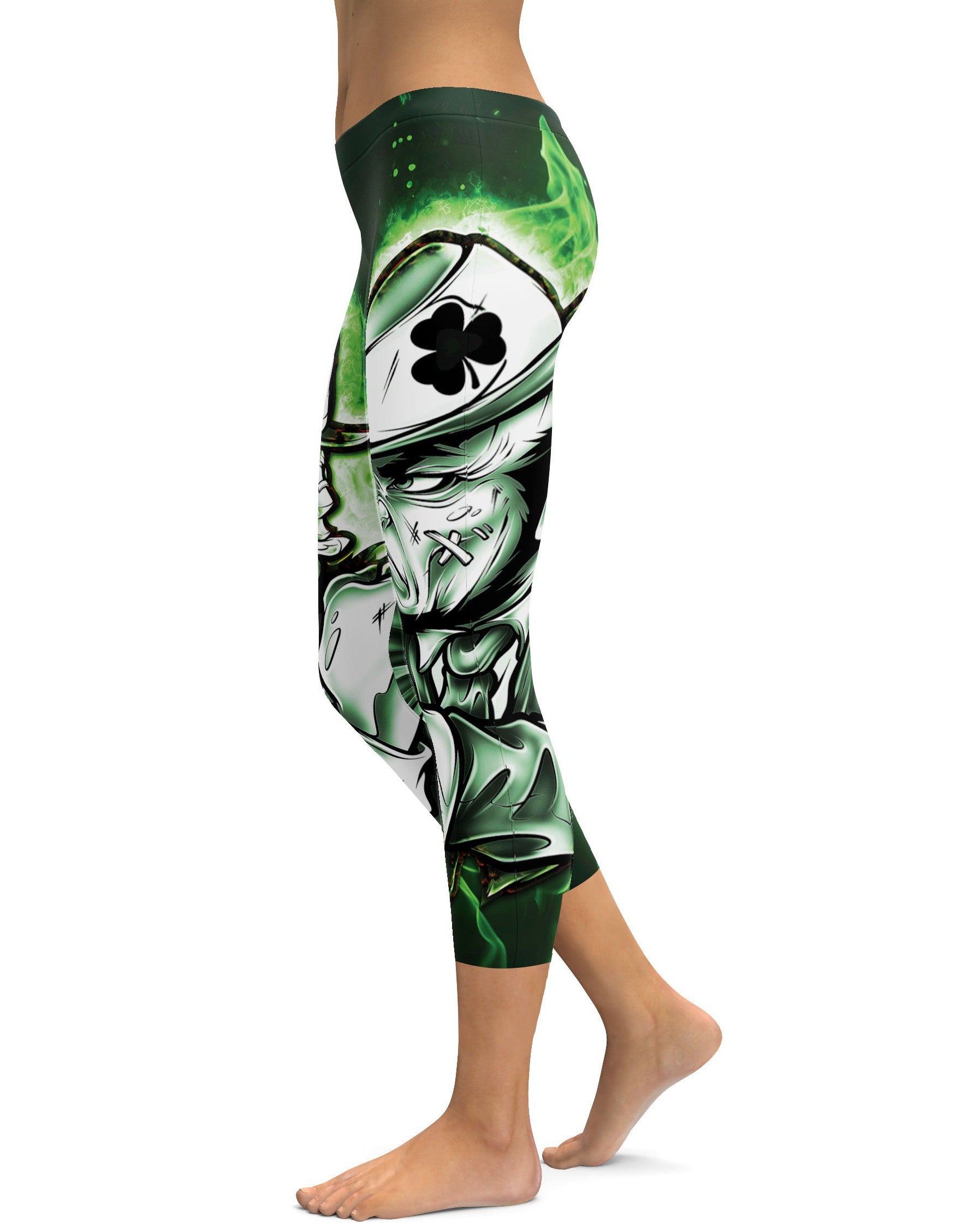 Leprechaun Capris - GearBunch Leggings / Yoga Pants