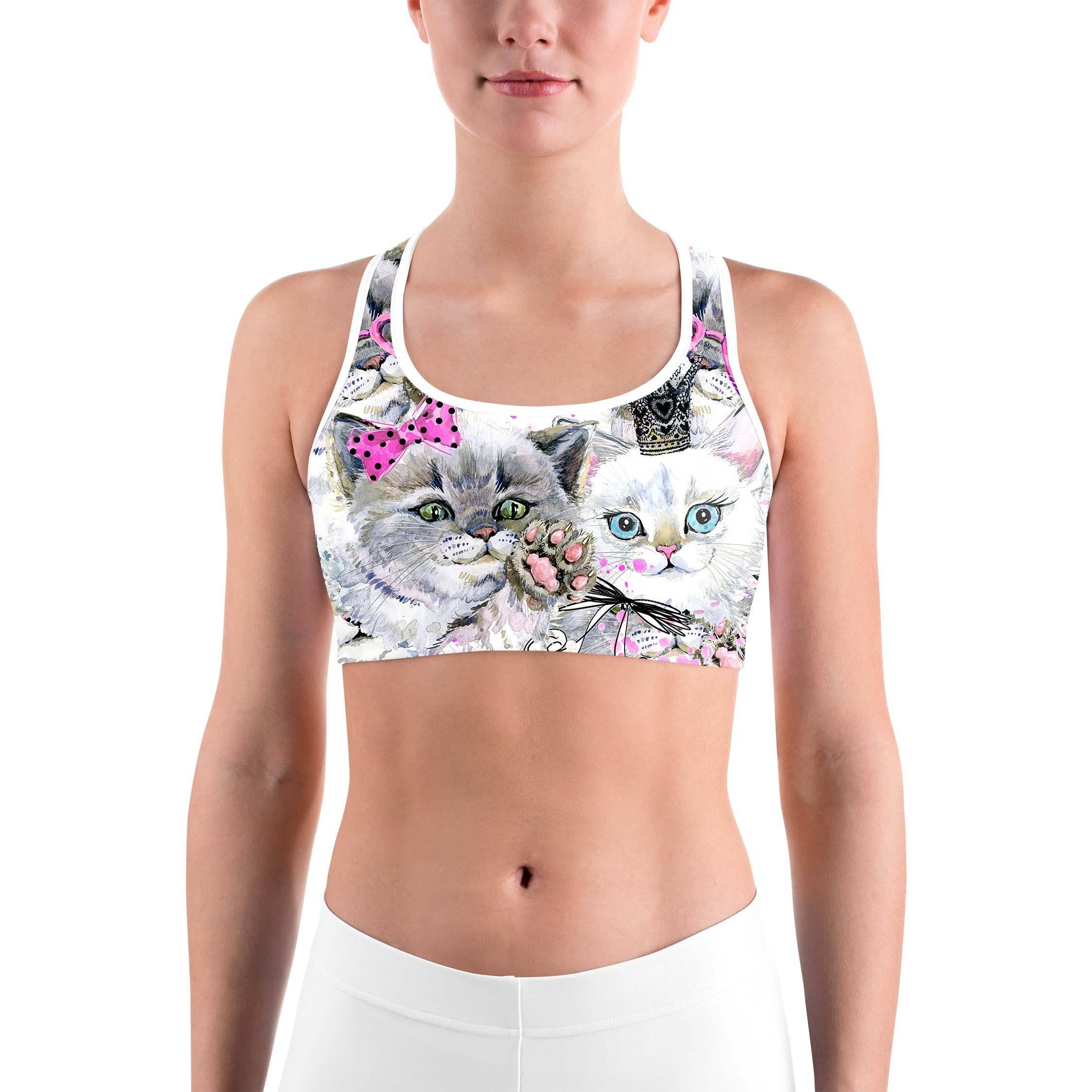 Cute Kitties Sports bra