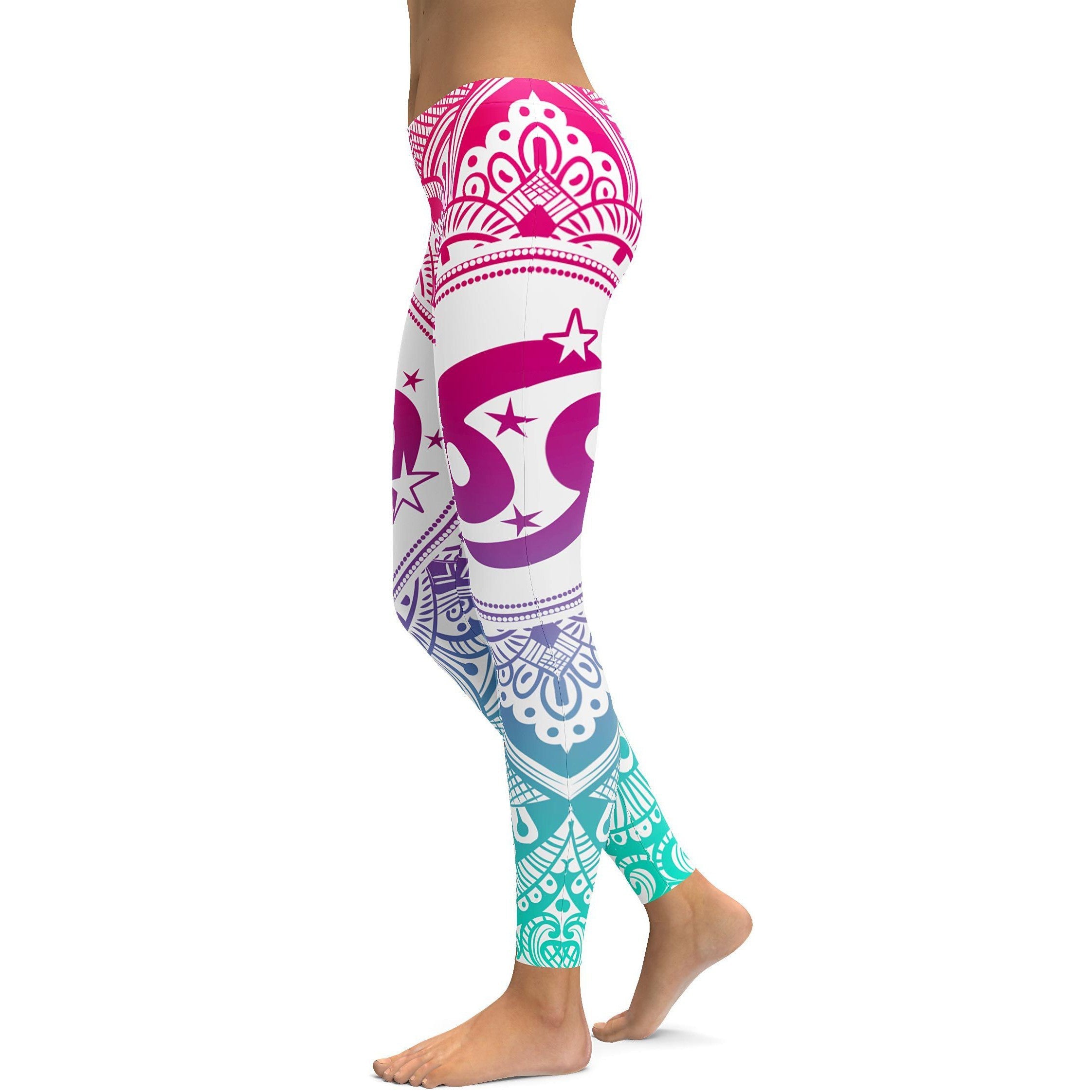 Bright Cancer Leggings - GearBunch Leggings / Yoga Pants
