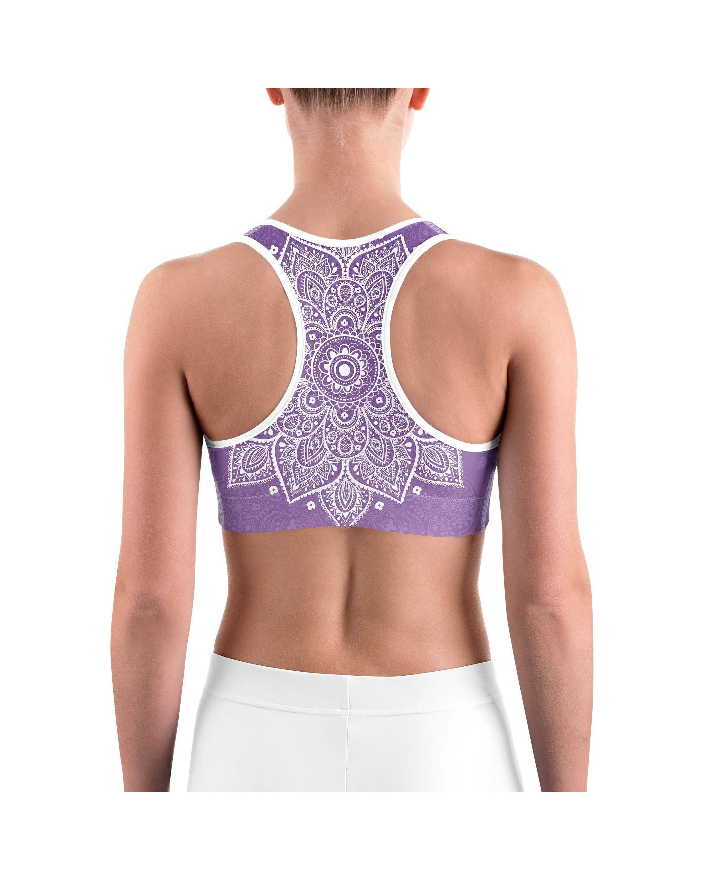 Lavender Mandala Sports bra