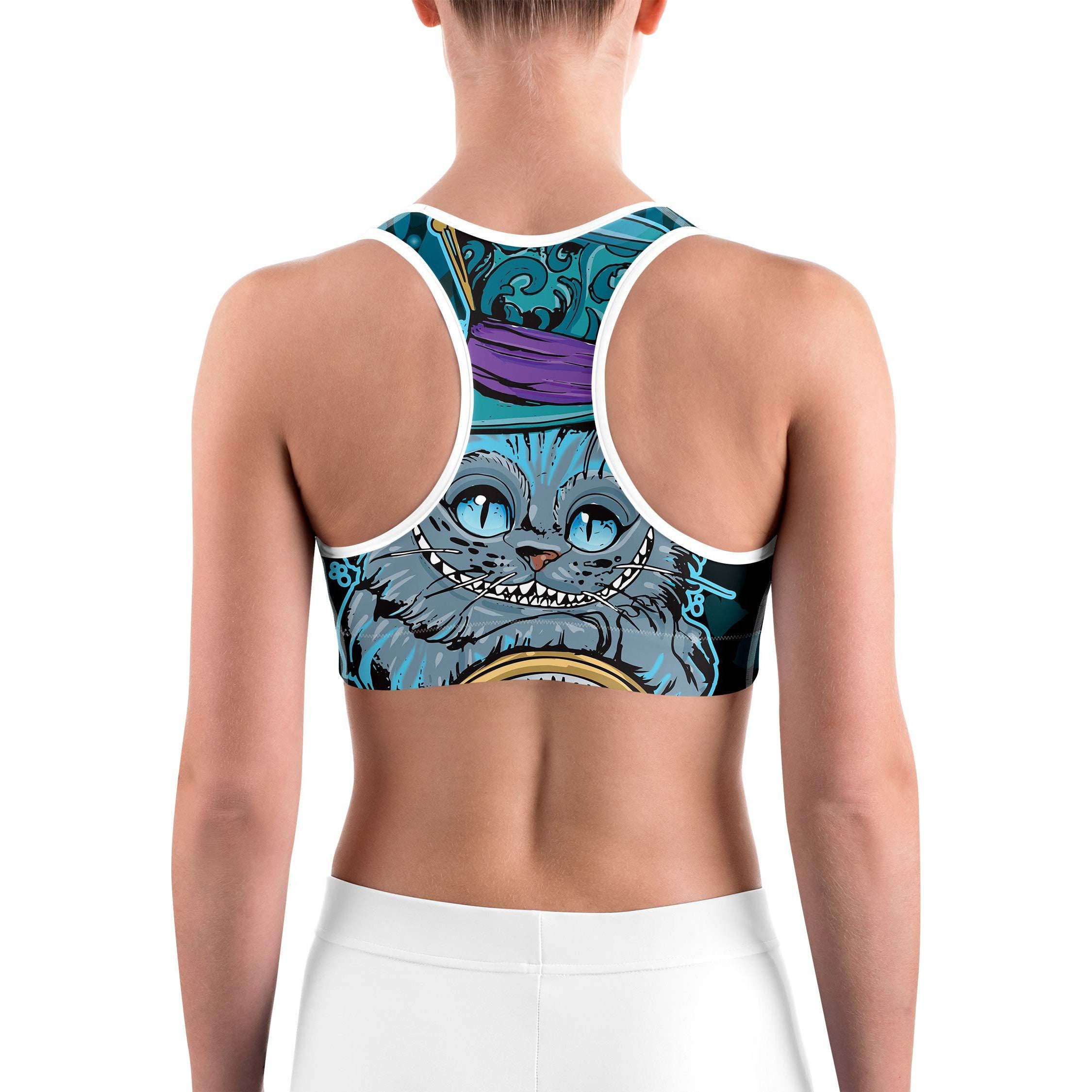 Cheshire Cat Sports bra - GearBunch Leggings / Yoga Pants