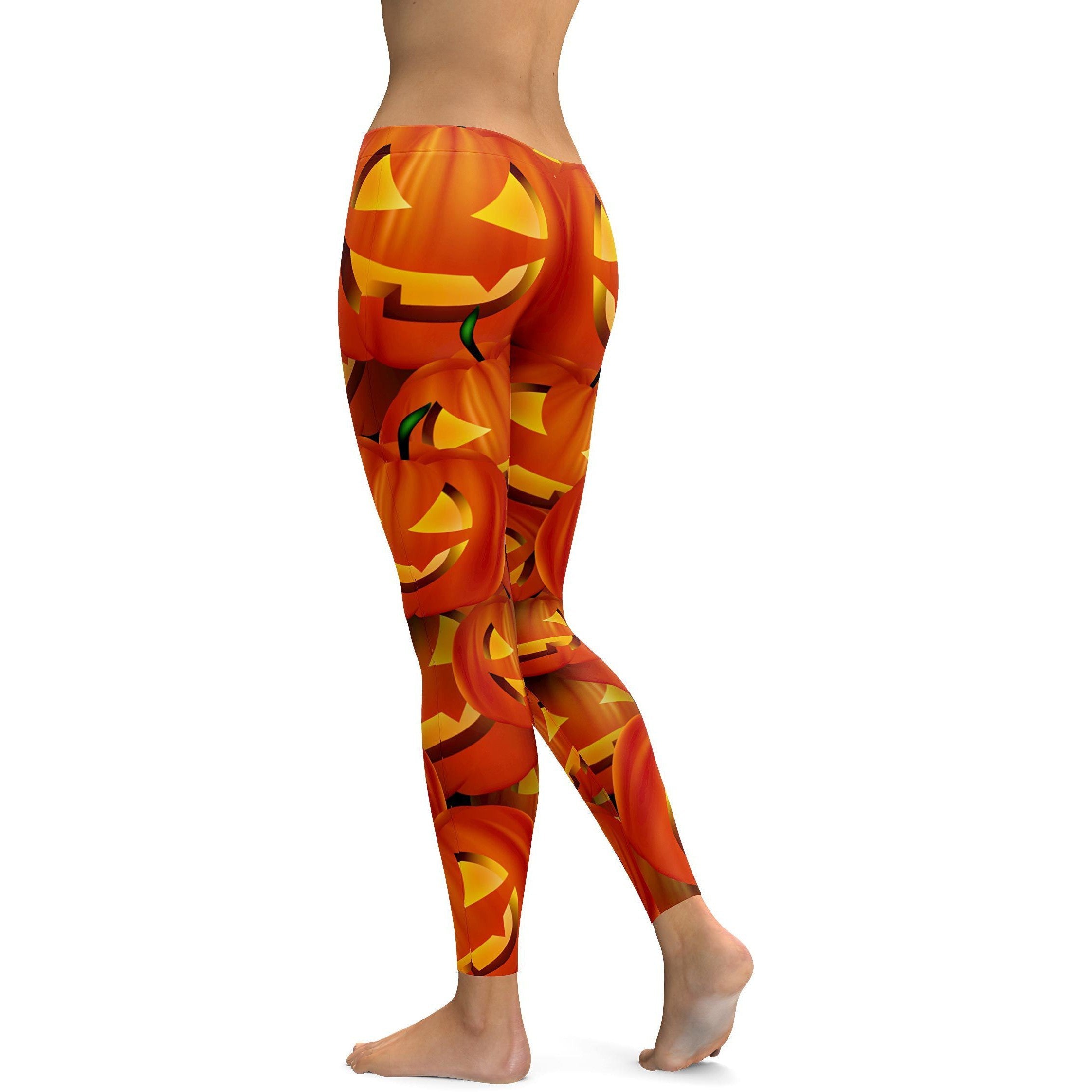 Halloween Pumpkin Leggings | GearBunch