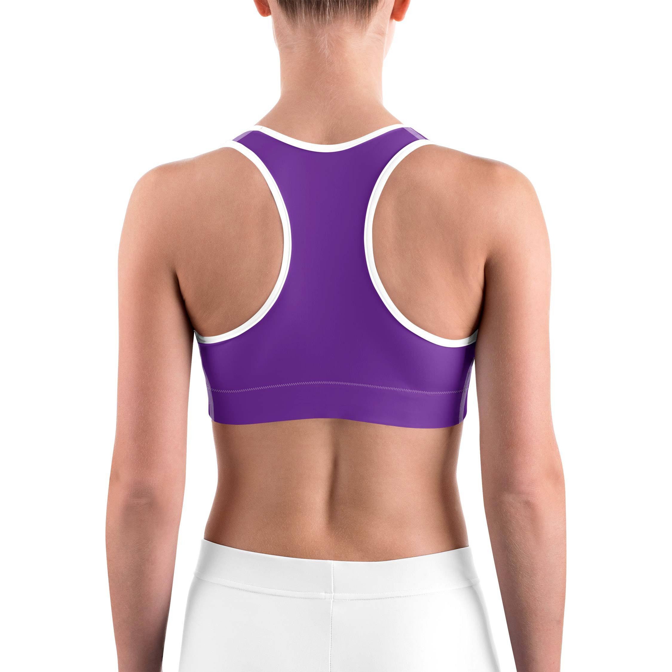 Solid Lavender Sports bra