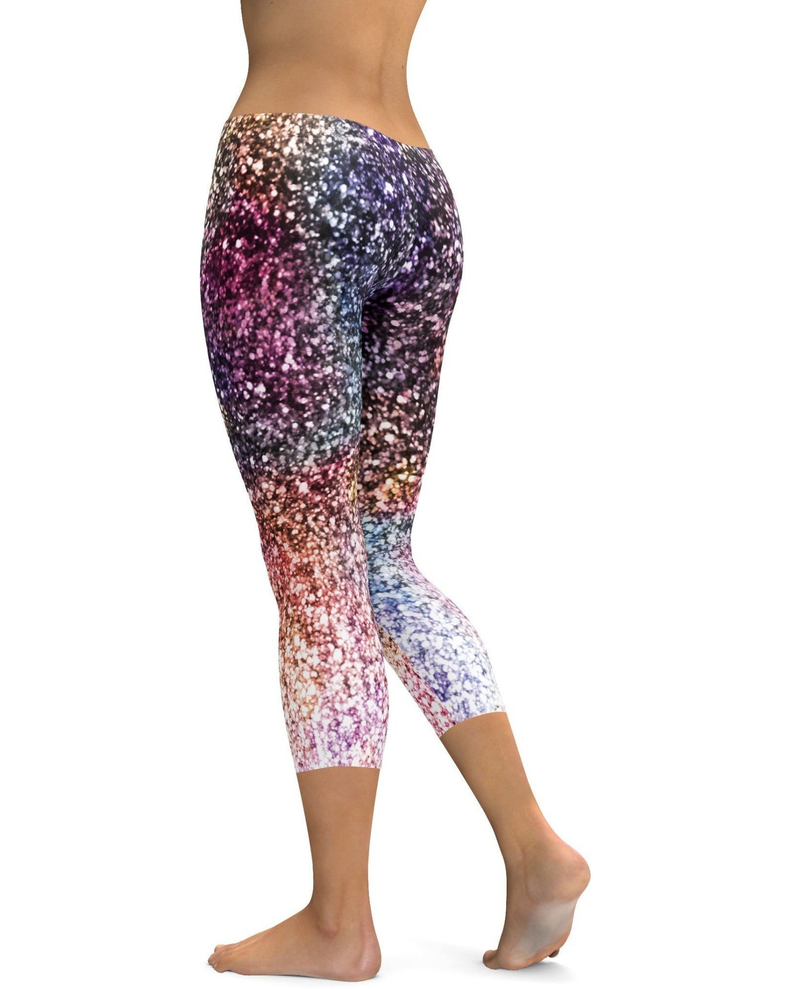 Colorful Sparkles Capris | Gearbunch
