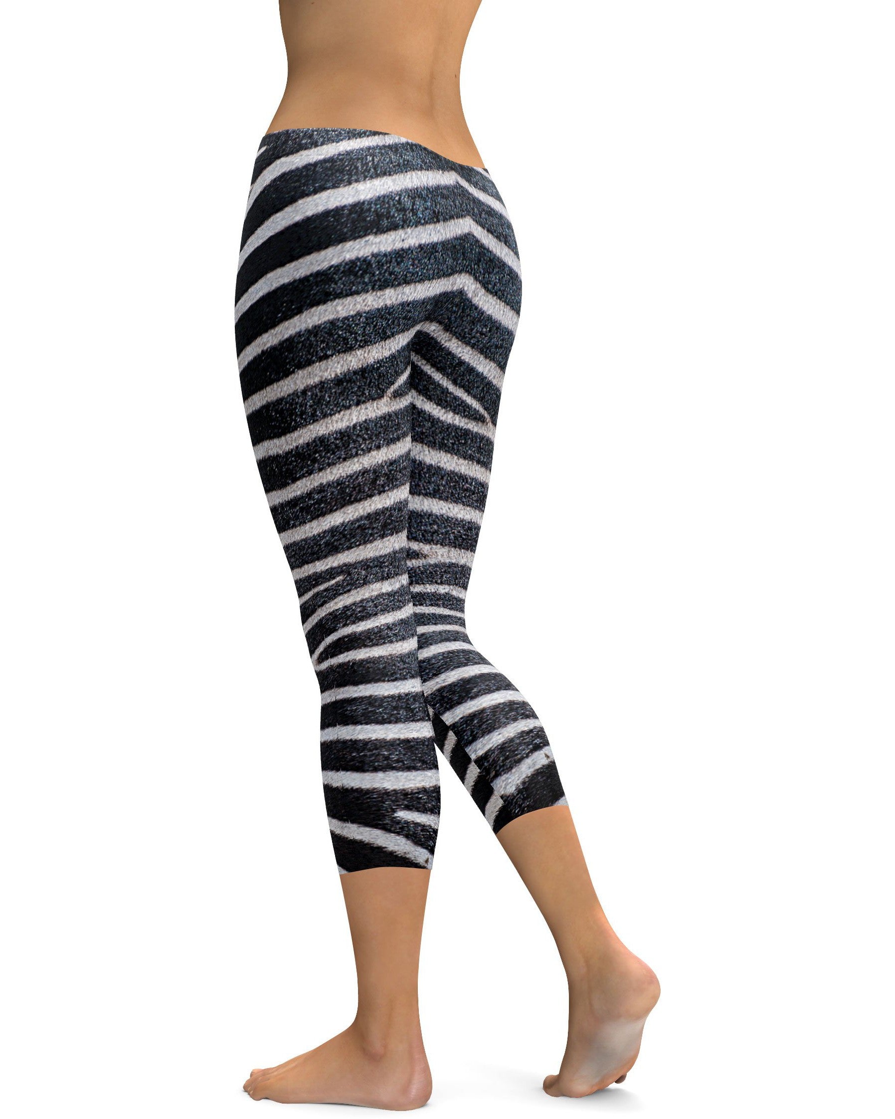 Zebra Skin Capris