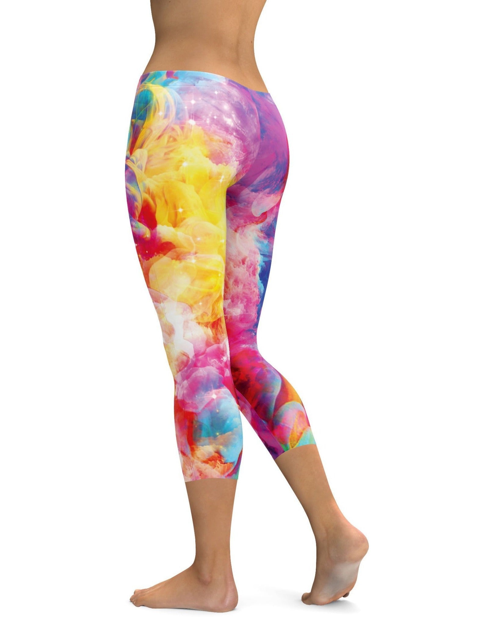 Color Splash Explosion Capris | GearBunch
