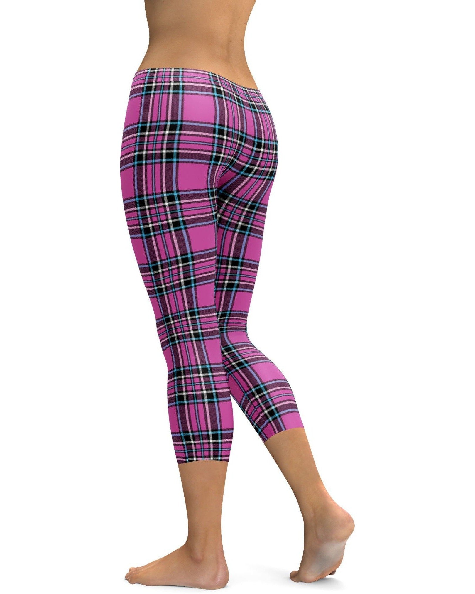 Pink Tartan Capris | Gearbunch