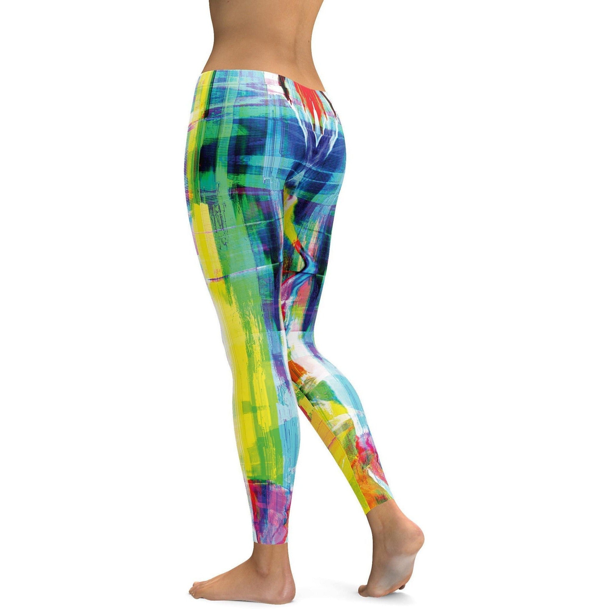 Bright Neon Rave Leggings | GearBunch