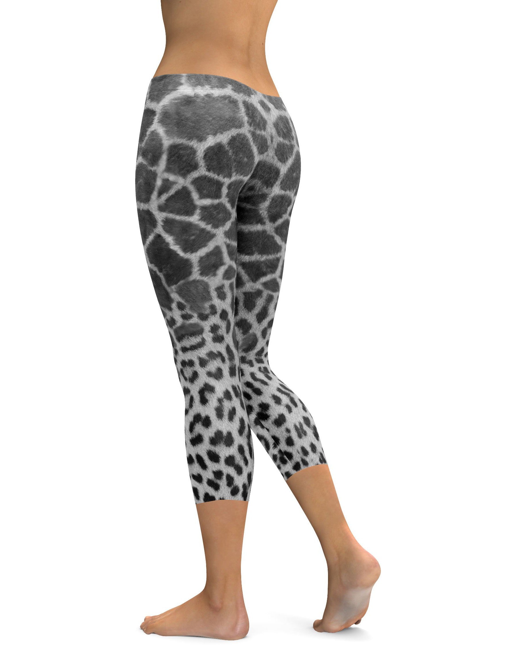 Giraffe & Leopard Skin Capris