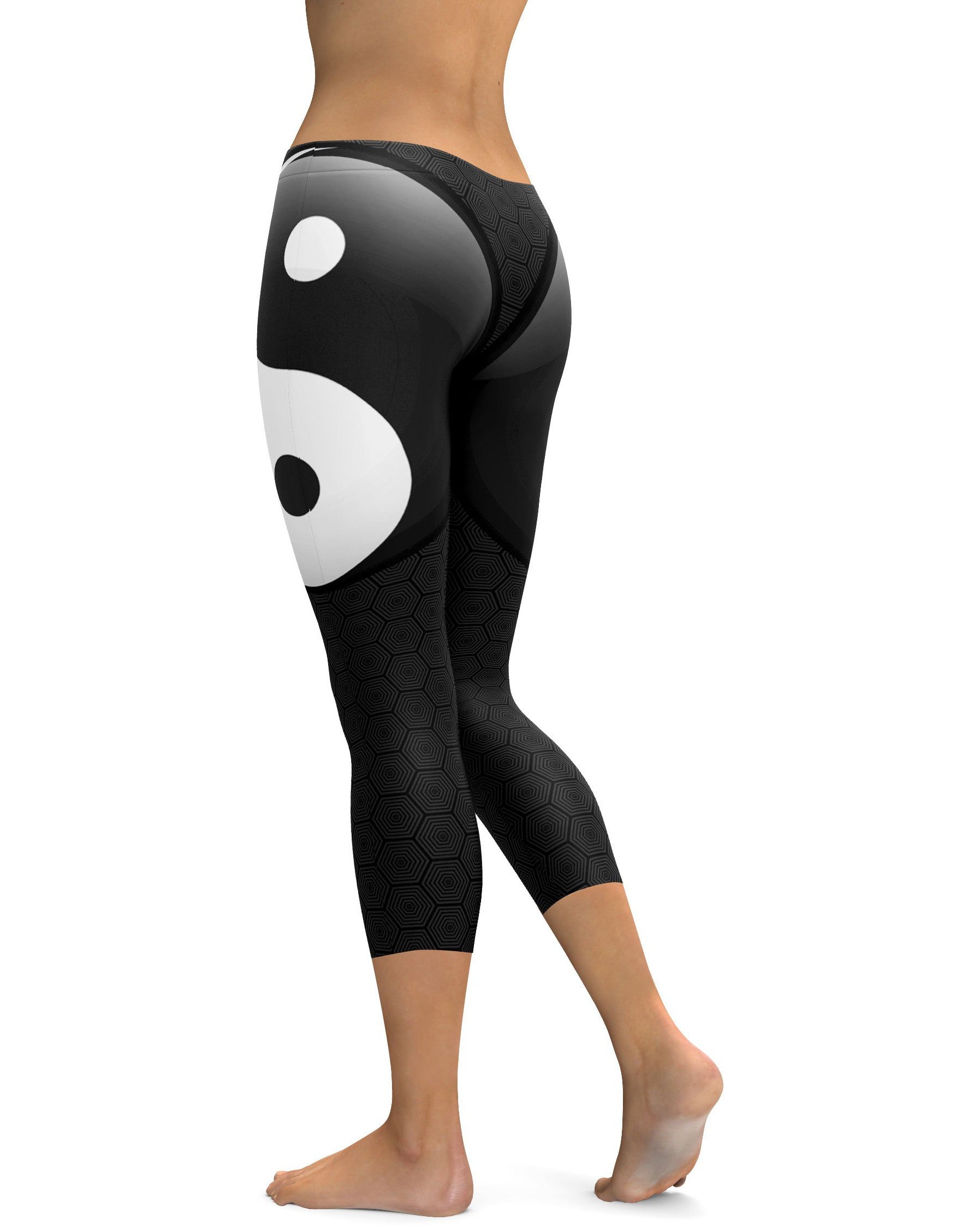 Yin Yang Inspired Capris | GearBunch