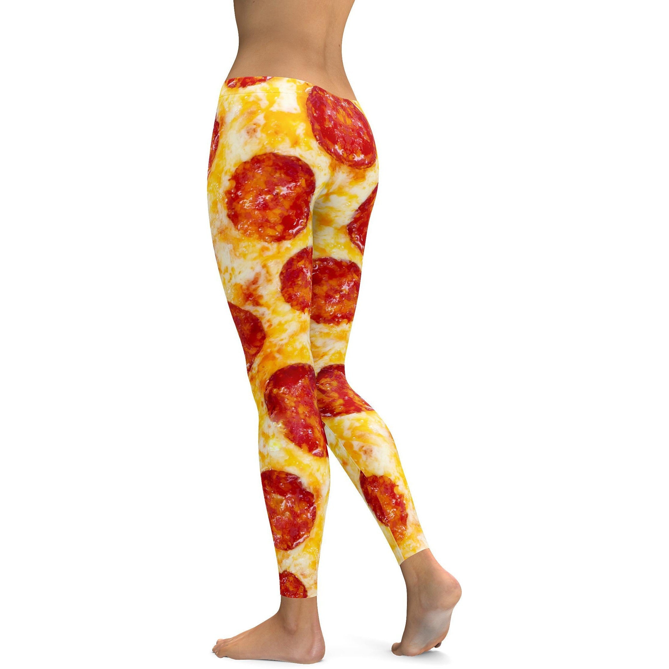 Pizza Leggings - GearBunch Leggings / Yoga Pants