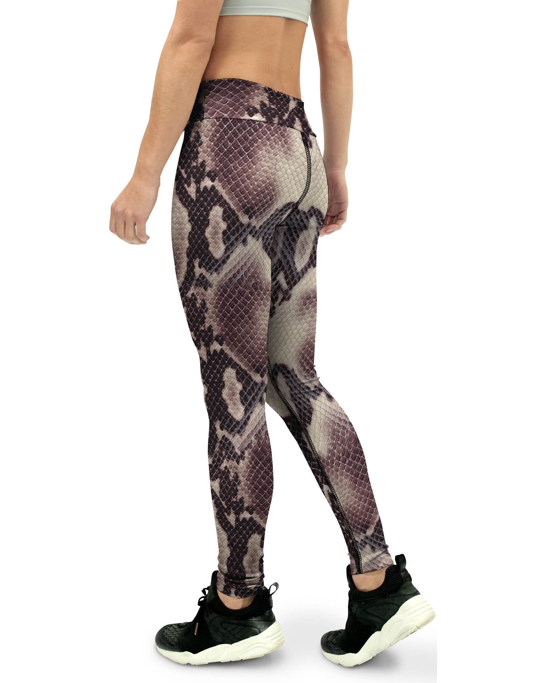 Anaconda Snake Skin Yoga Pants - GearBunch Leggings / Yoga Pants