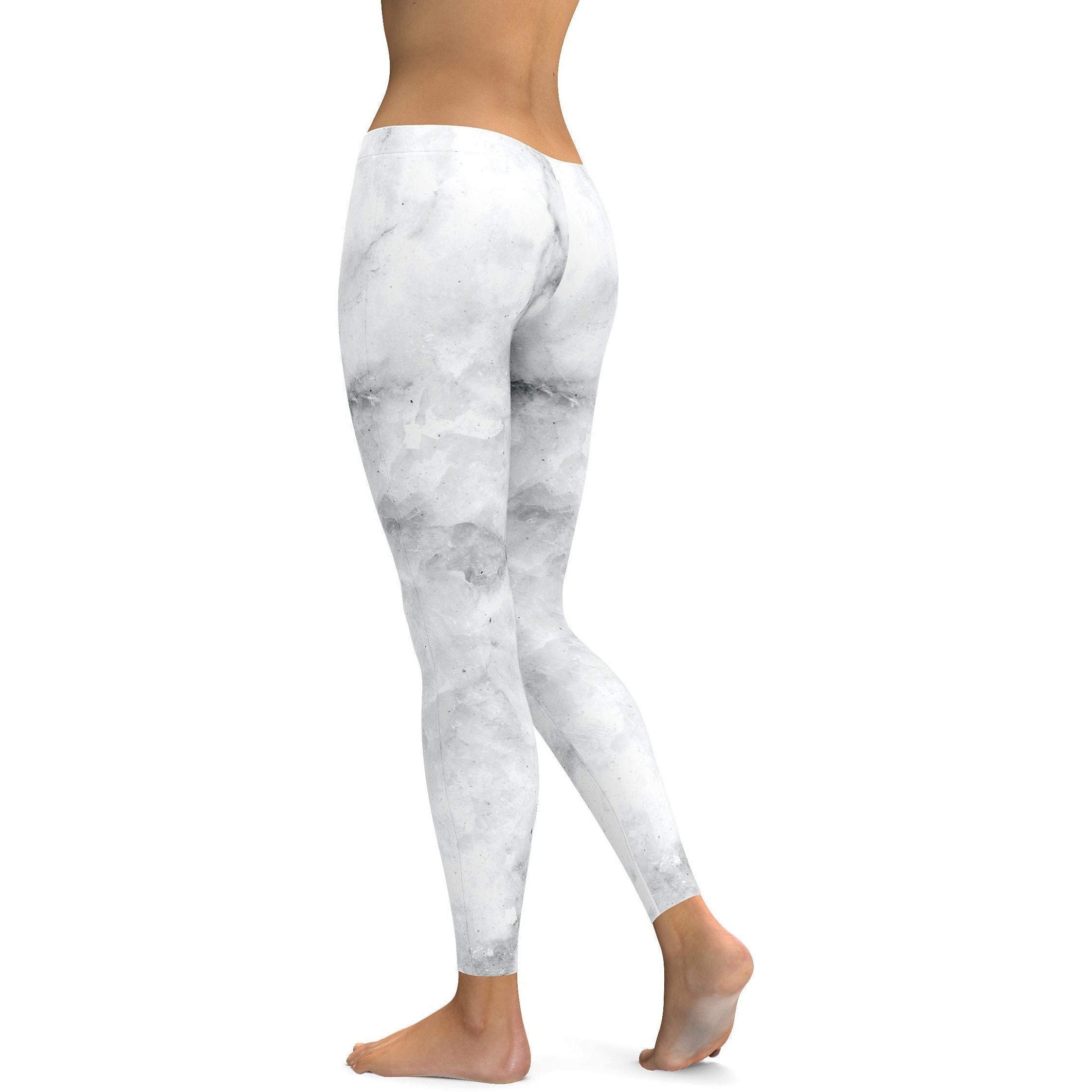 Grey Marble Leggings