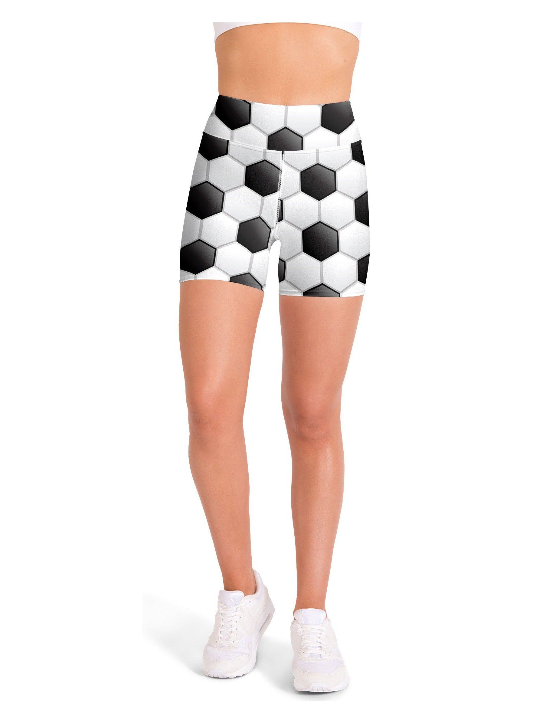 Soccer Yoga Shorts Gearbunch
