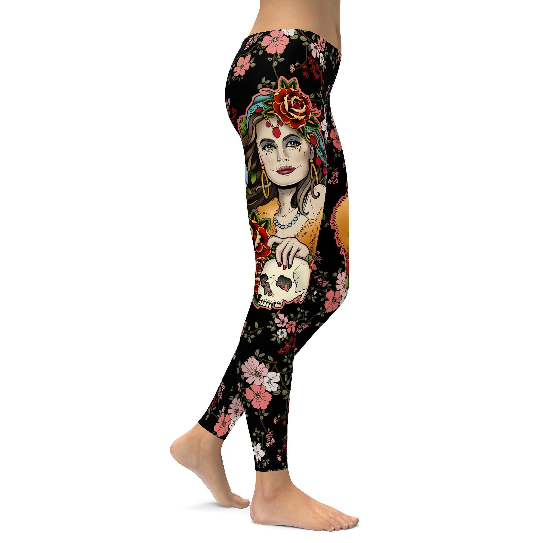 Gypsy Fortune Teller Leggings - GearBunch Leggings / Yoga Pants
