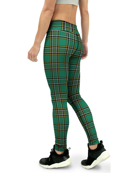 Tartan with a Twist, Spartan Tartan - Yoga Leggings – Kristina