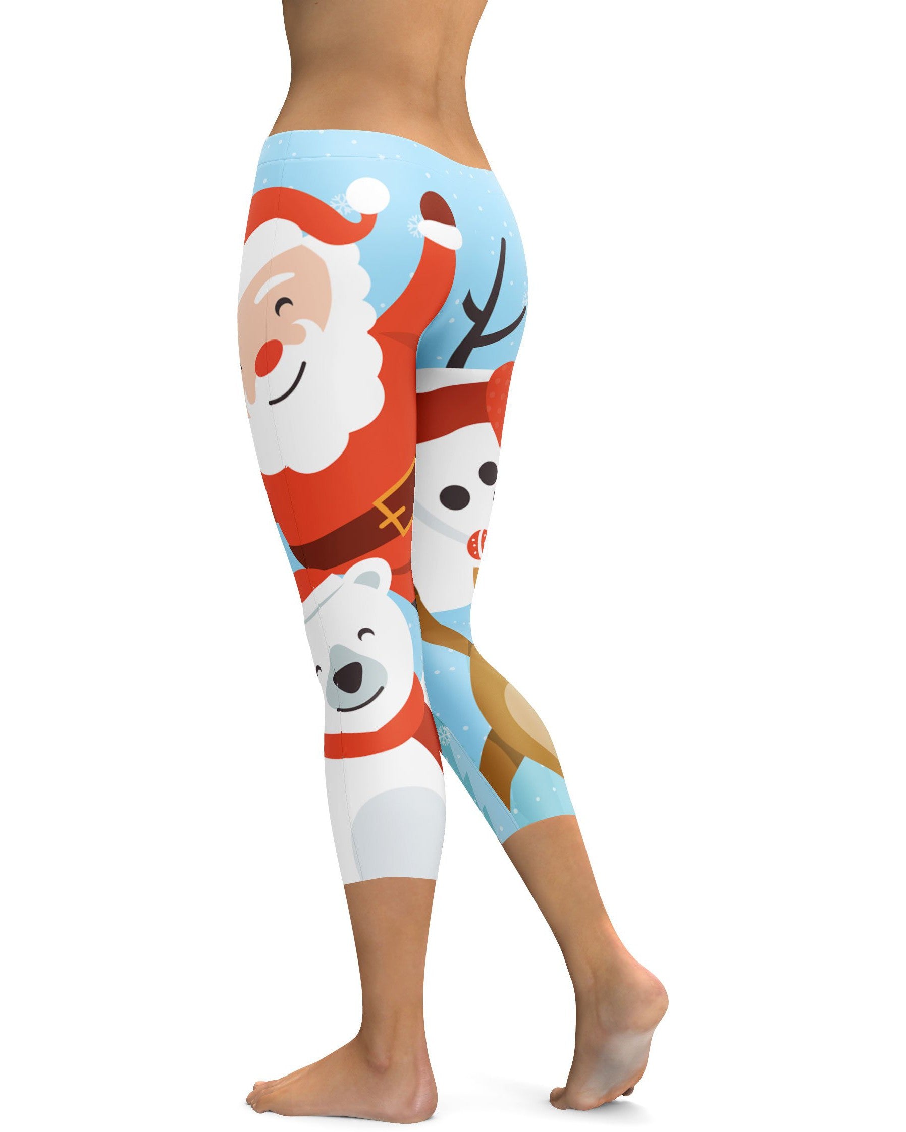 Santa and Friends Capris