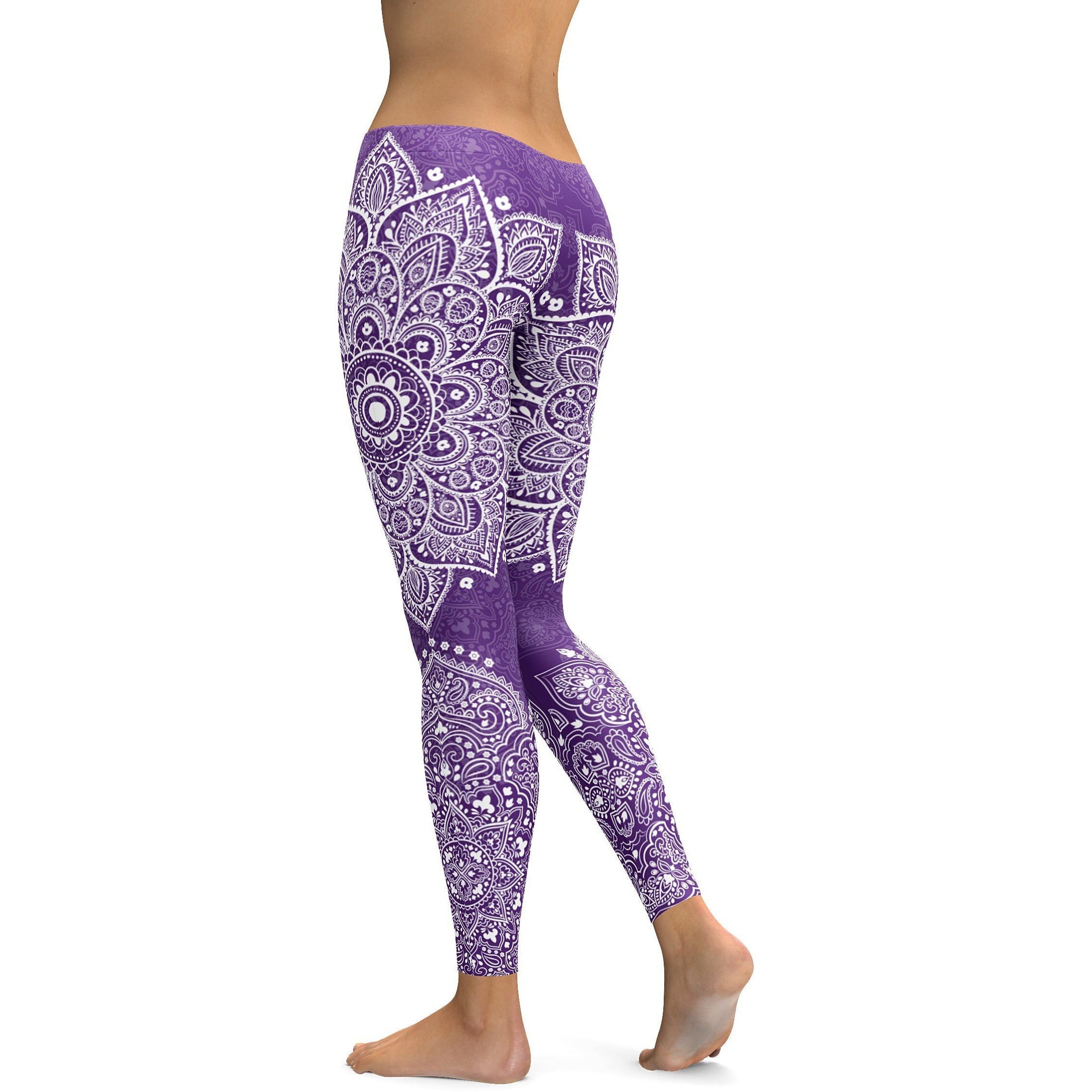 Purple Mandala Leggings