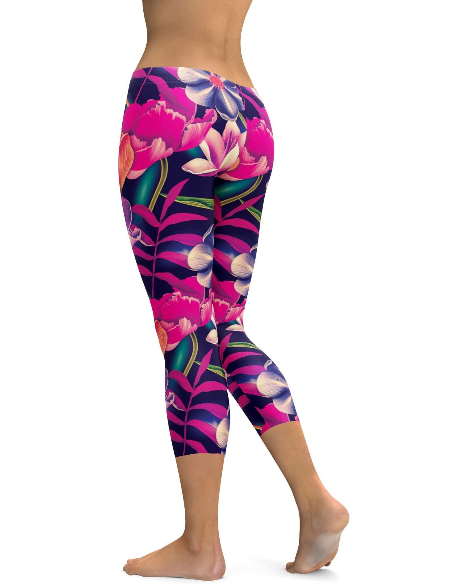 Tropical Floral Capris | Gearbunch